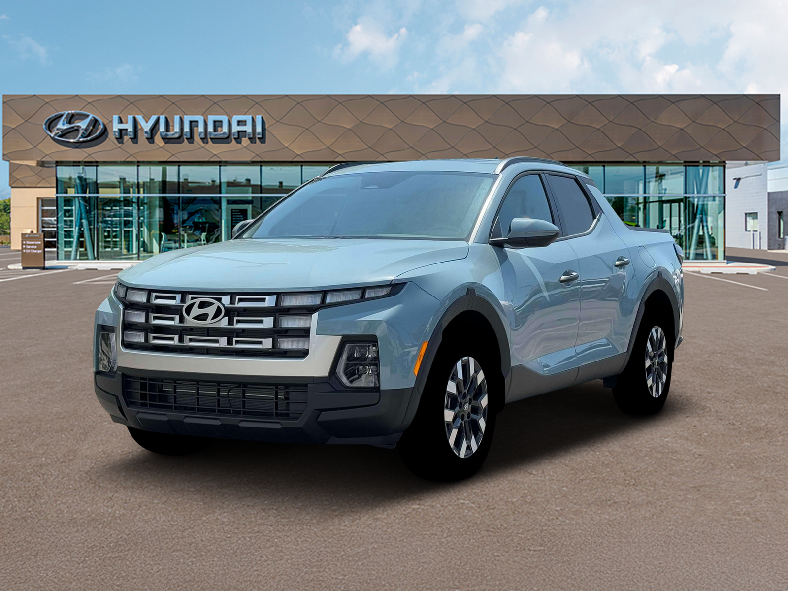 Photo view of 2026 Hyundai Santa Cruz in Blue