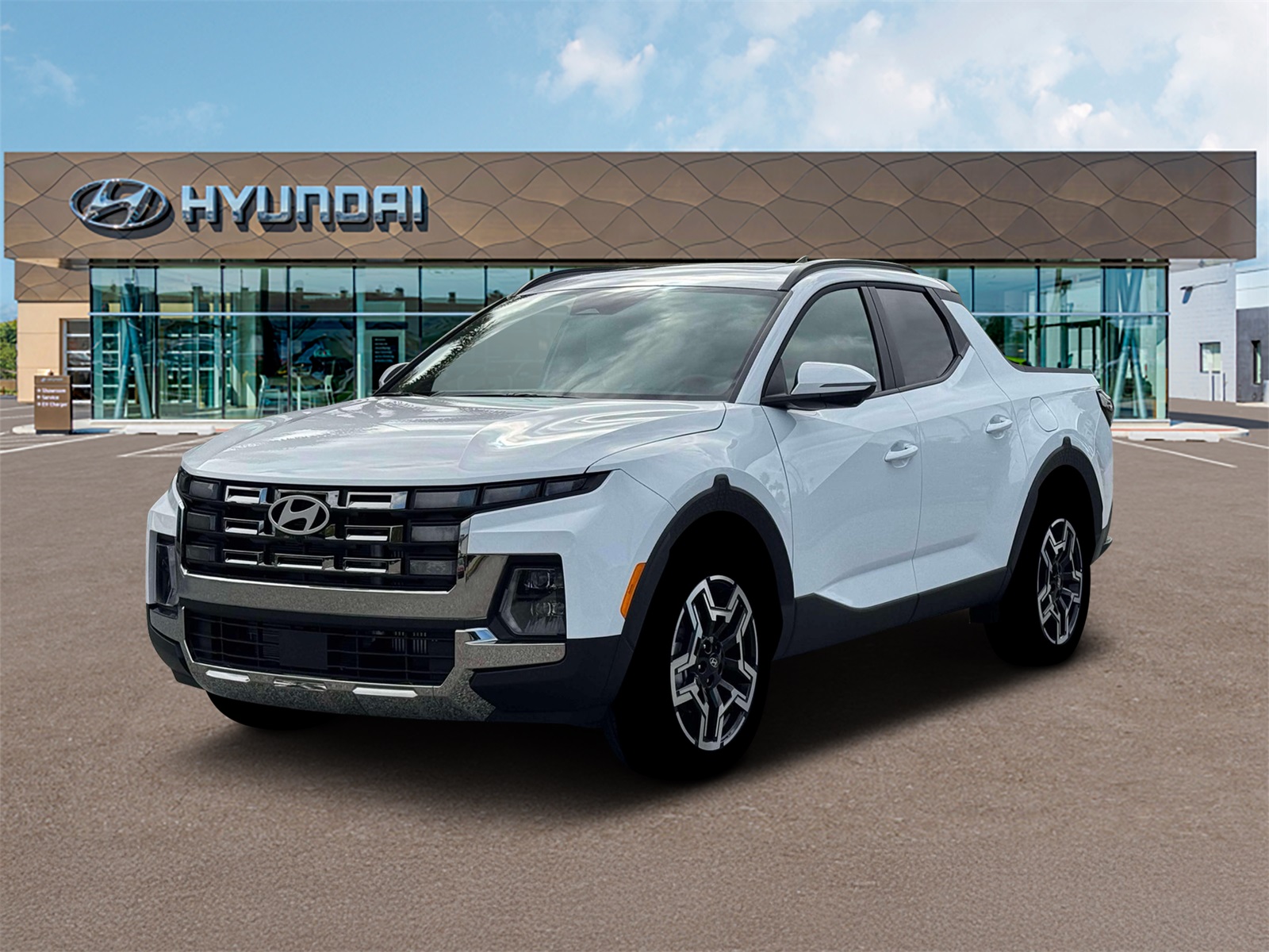 Photo view of 2026 Hyundai Santa Cruz in White