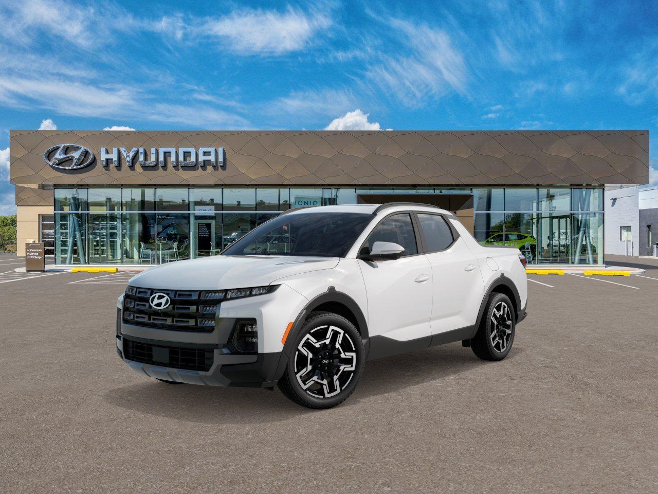 Photo view of 2026 Hyundai Santa Cruz in White