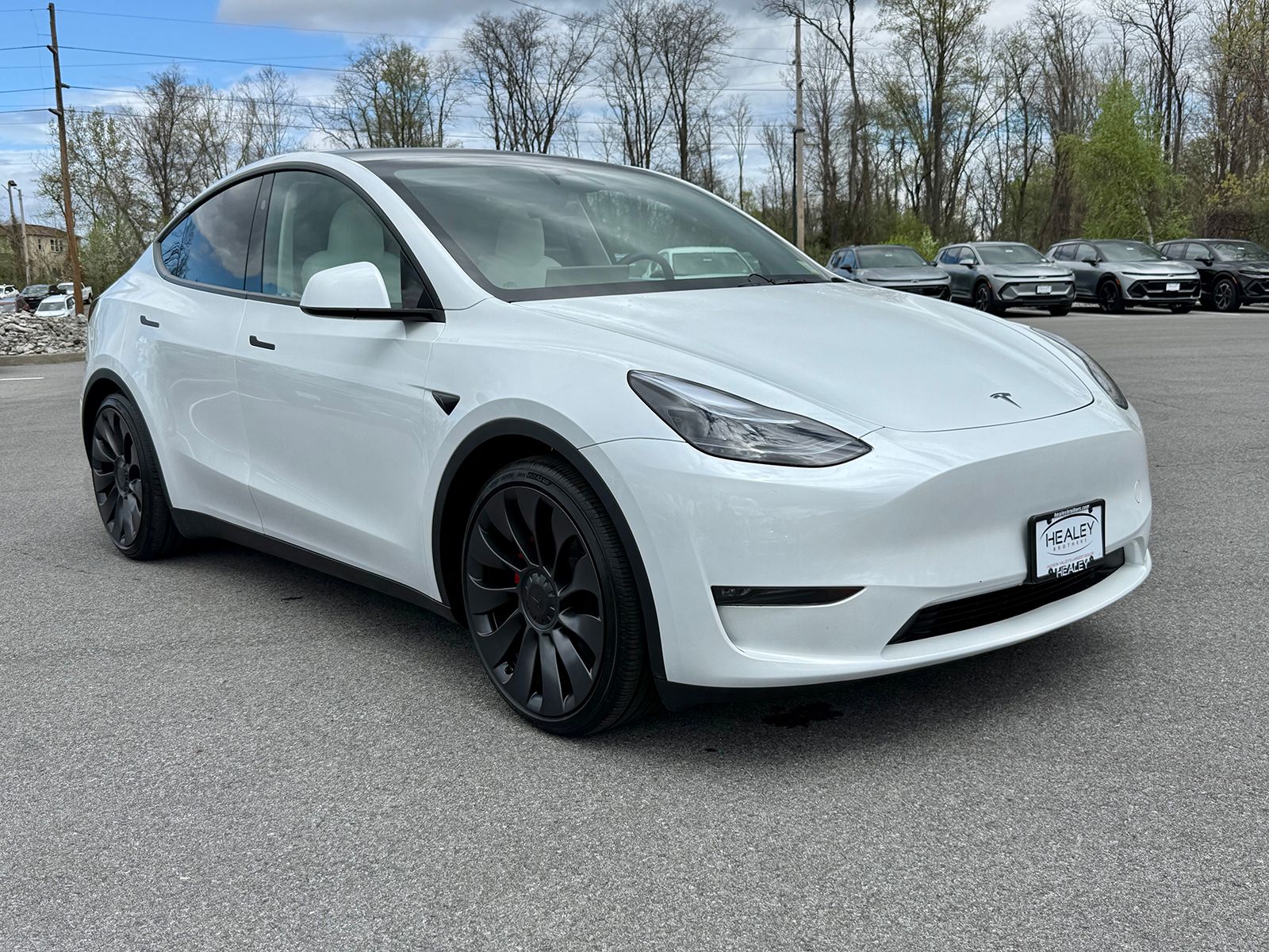 Photo view of 2025 Tesla Model Y in White