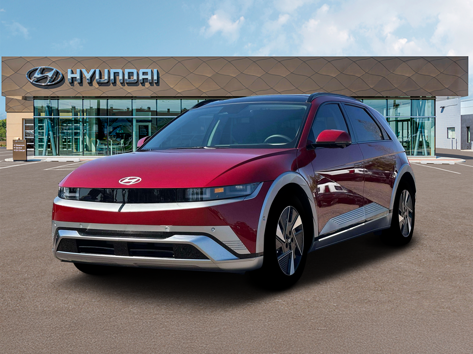 Photo view of 2026 Hyundai IONIQ 5 in Red