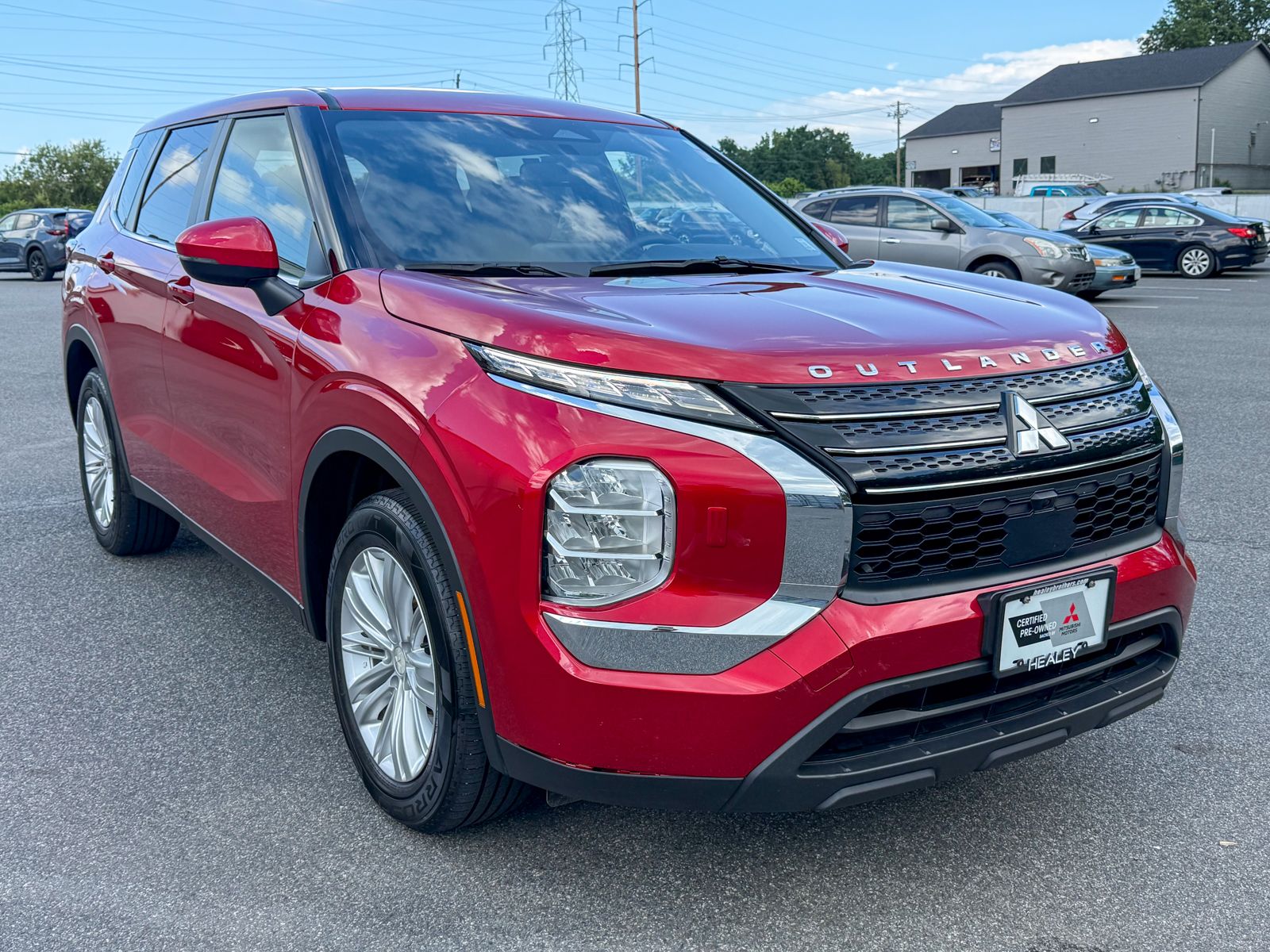 Photo view of 2024 Mitsubishi Outlander in Red