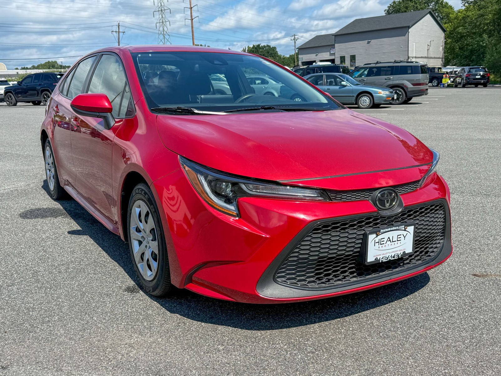 Photo view of 2021 Toyota Corolla in Red