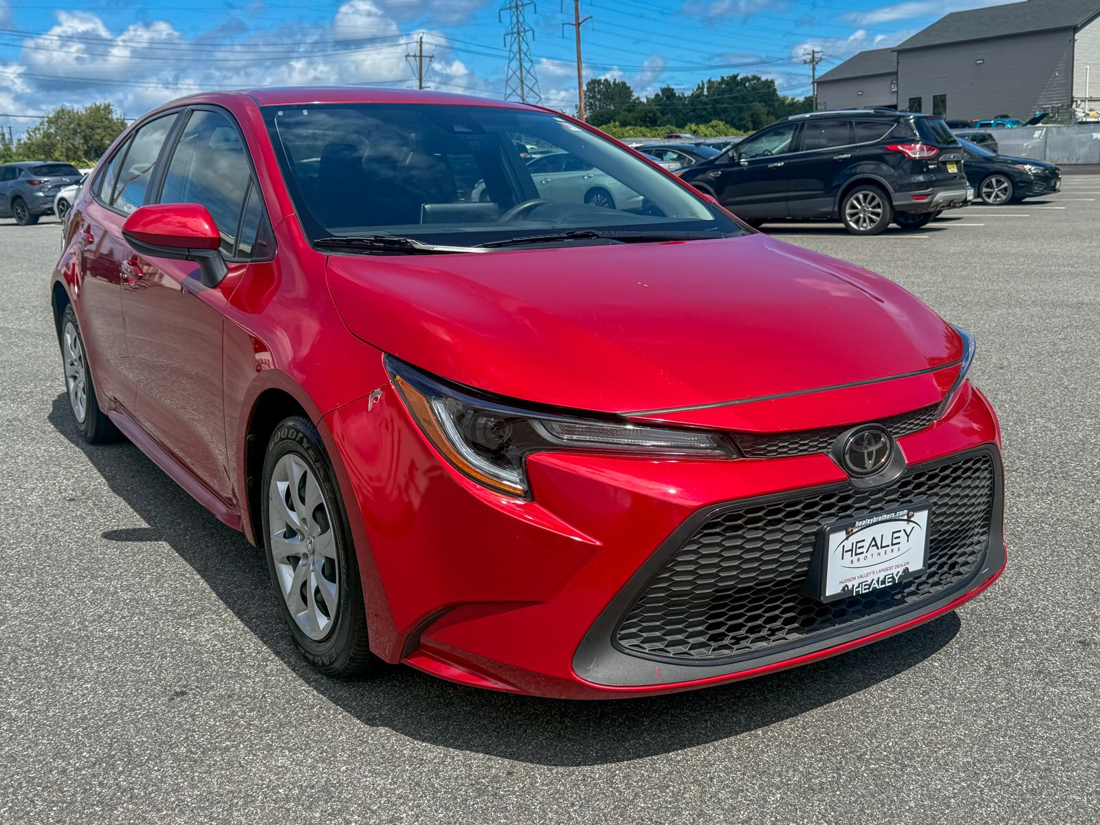 Photo view of 2021 Toyota Corolla in Red
