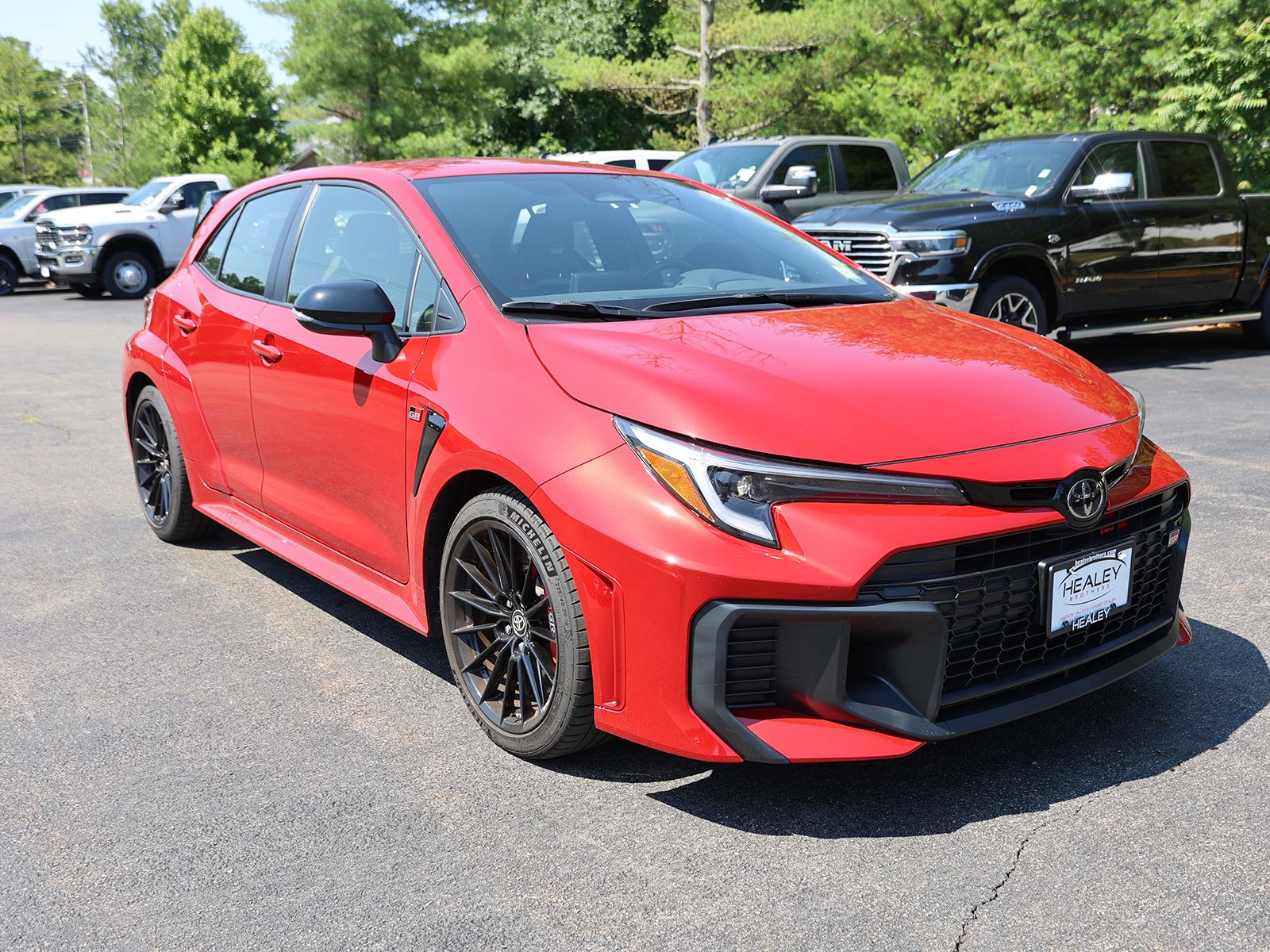 Photo view of 2025 Toyota GR Corolla in Red