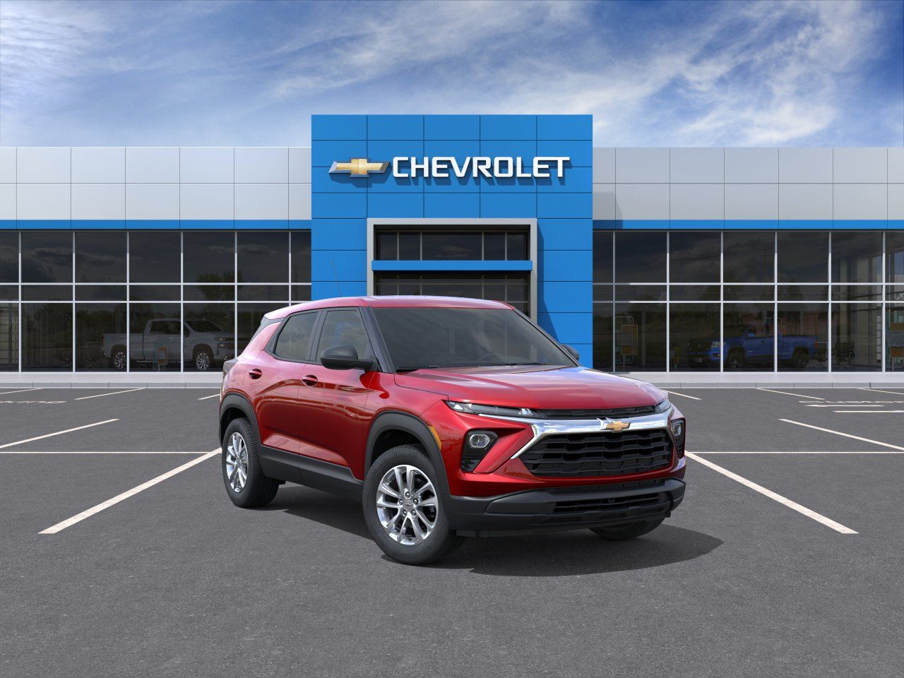 Photo view of 2026 Chevrolet Trailblazer in Red
