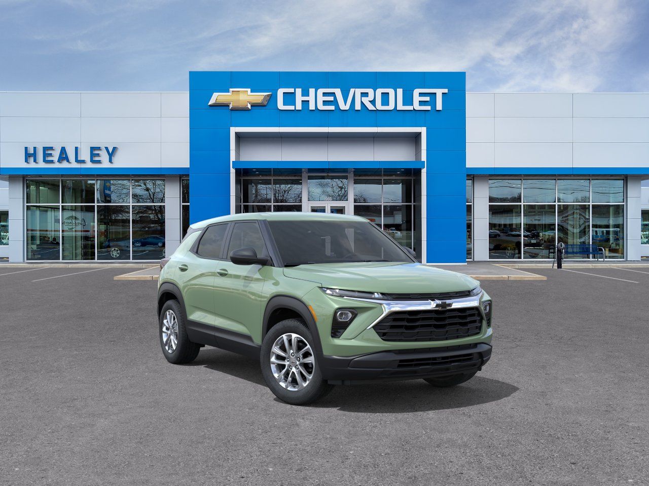 Photo view of 2026 Chevrolet Trailblazer in Green