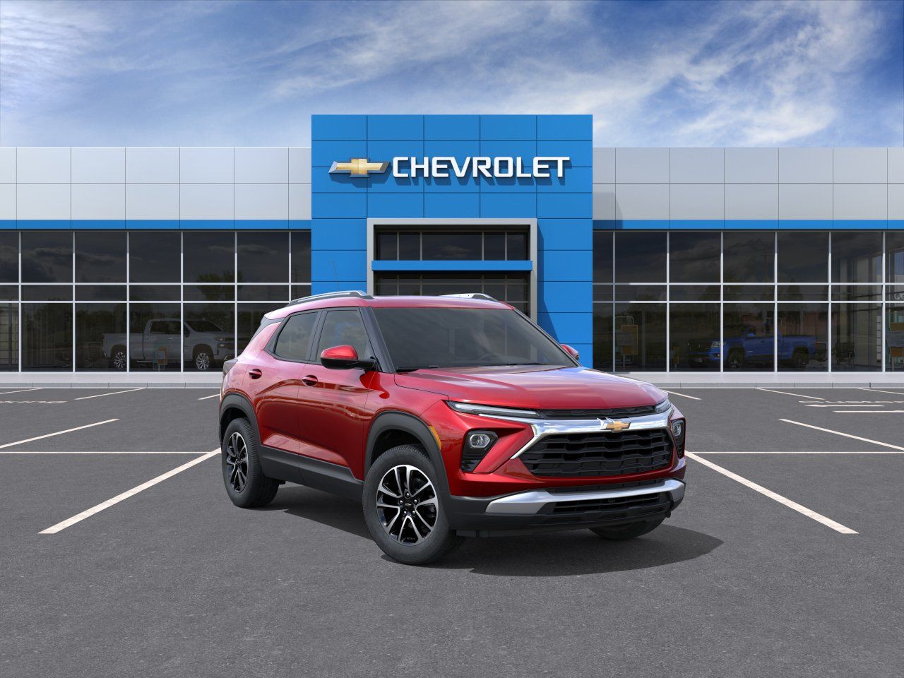 Photo view of 2026 Chevrolet Trailblazer in Red