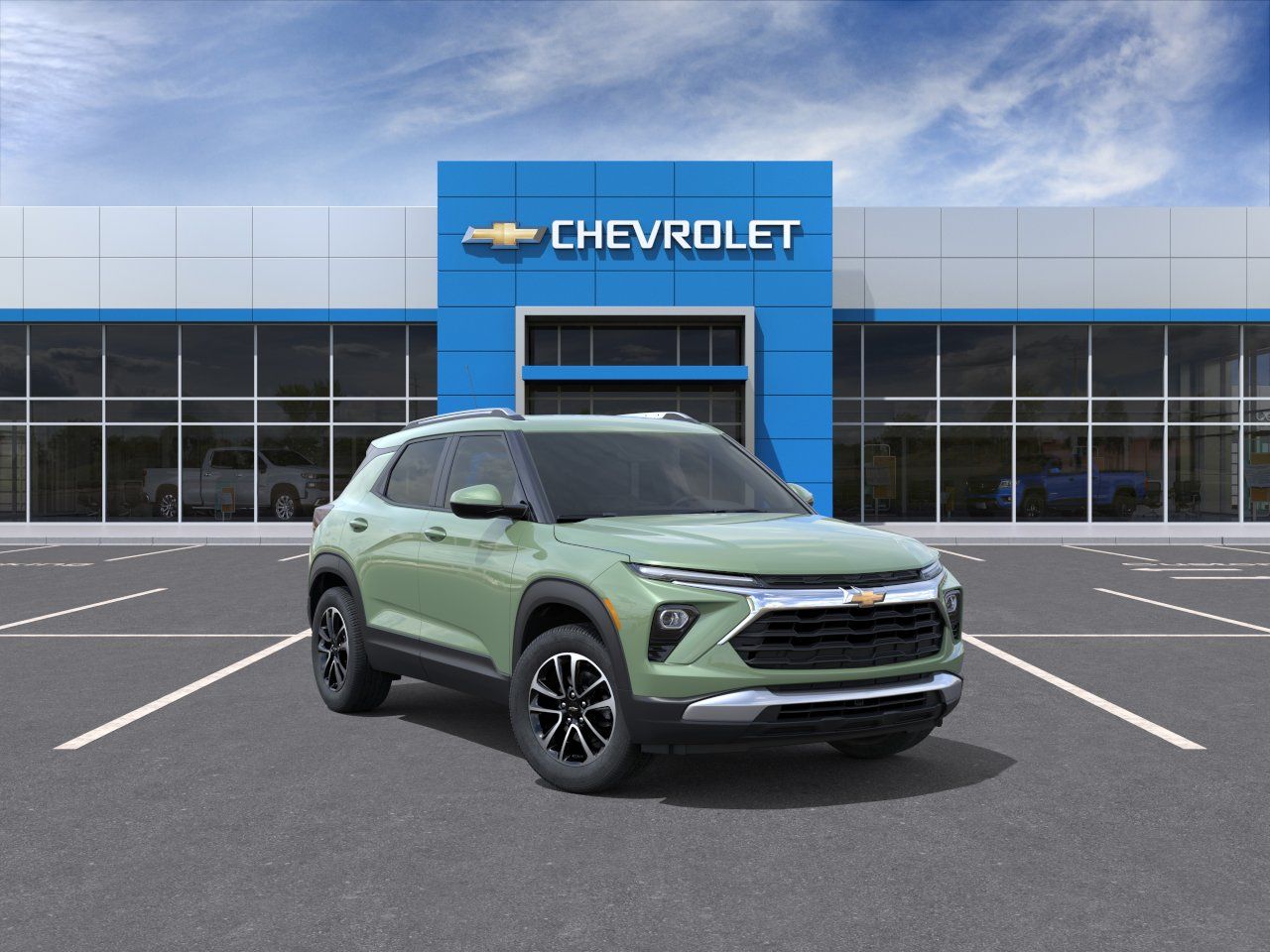 Photo view of 2026 Chevrolet Trailblazer in Green