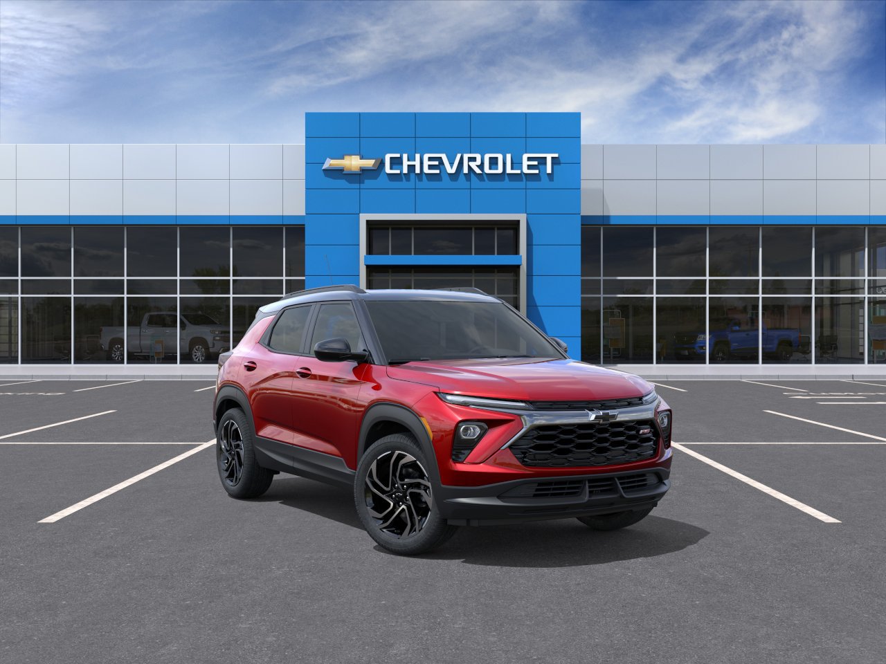 Photo view of 2026 Chevrolet Trailblazer in Red