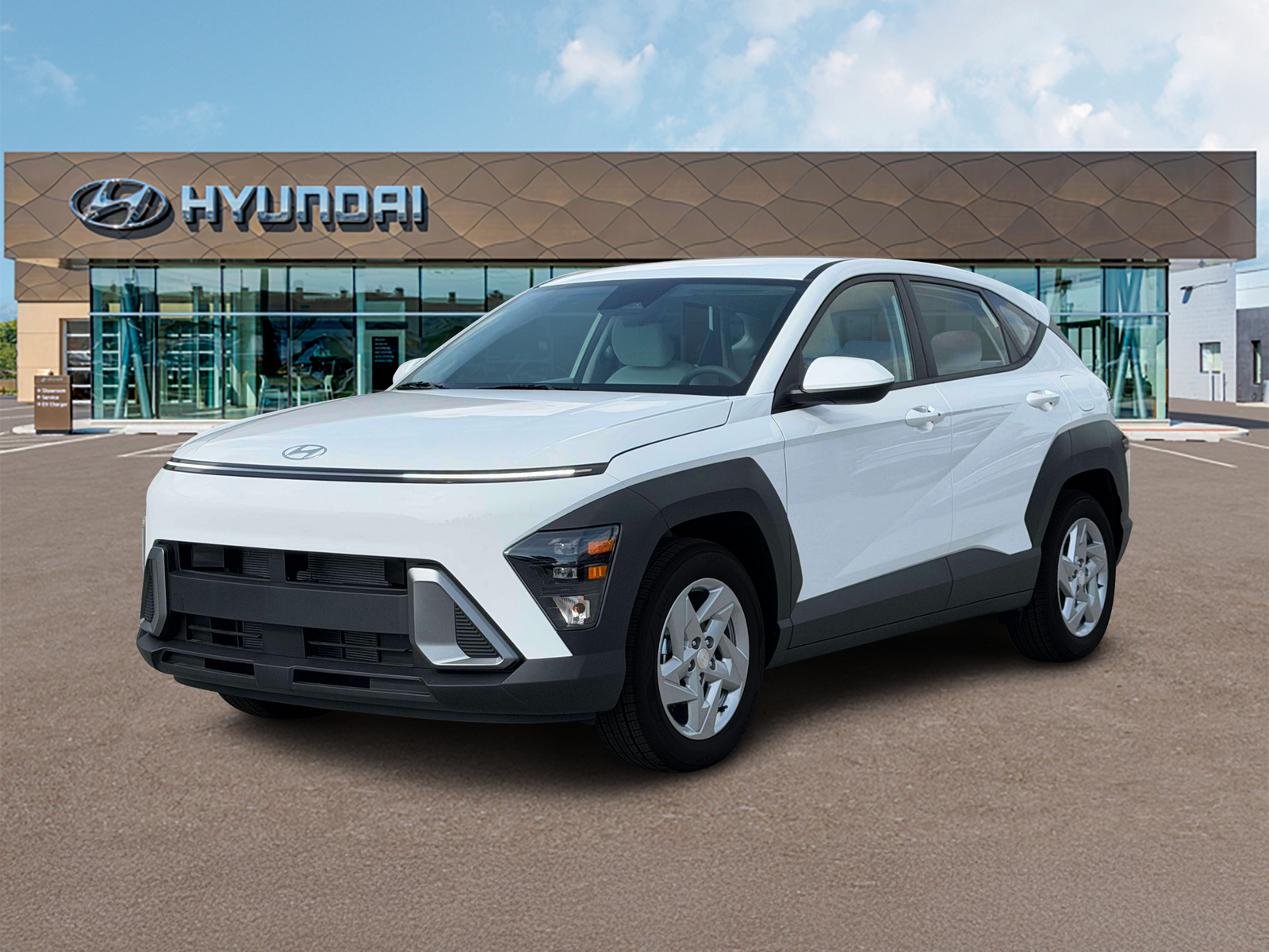 Photo view of 2027 Hyundai Kona in White