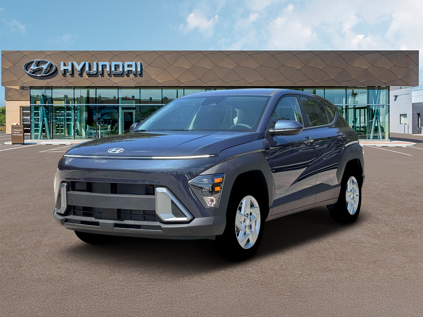 Photo view of 2026 Hyundai Kona in Blue