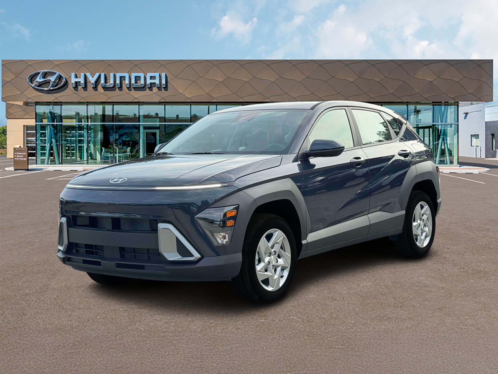 Photo view of 2027 Hyundai Kona in Blue