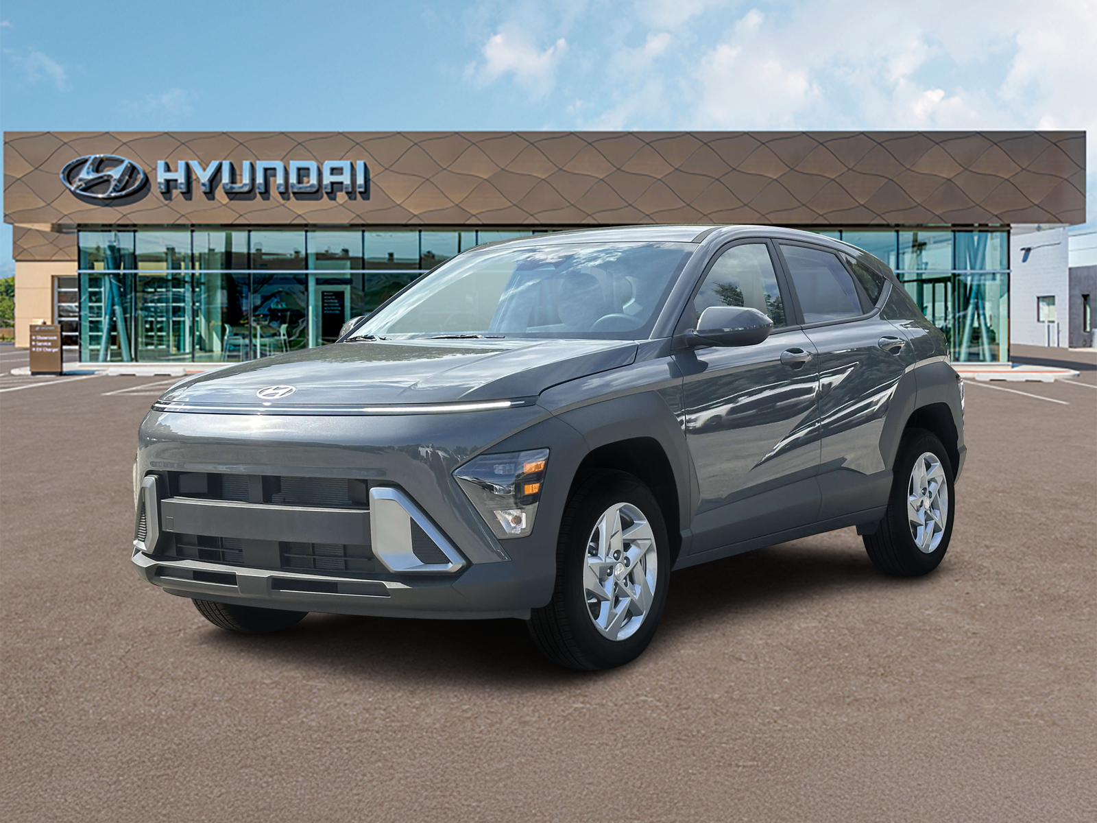 Photo view of 2027 Hyundai Kona in Gray