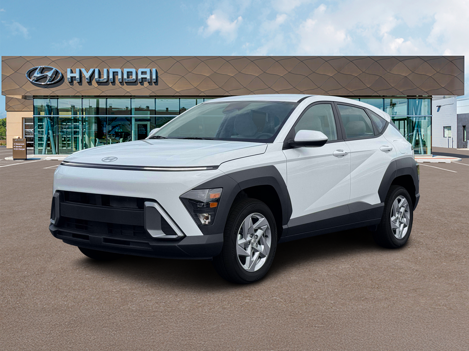 Photo view of 2027 Hyundai Kona in White