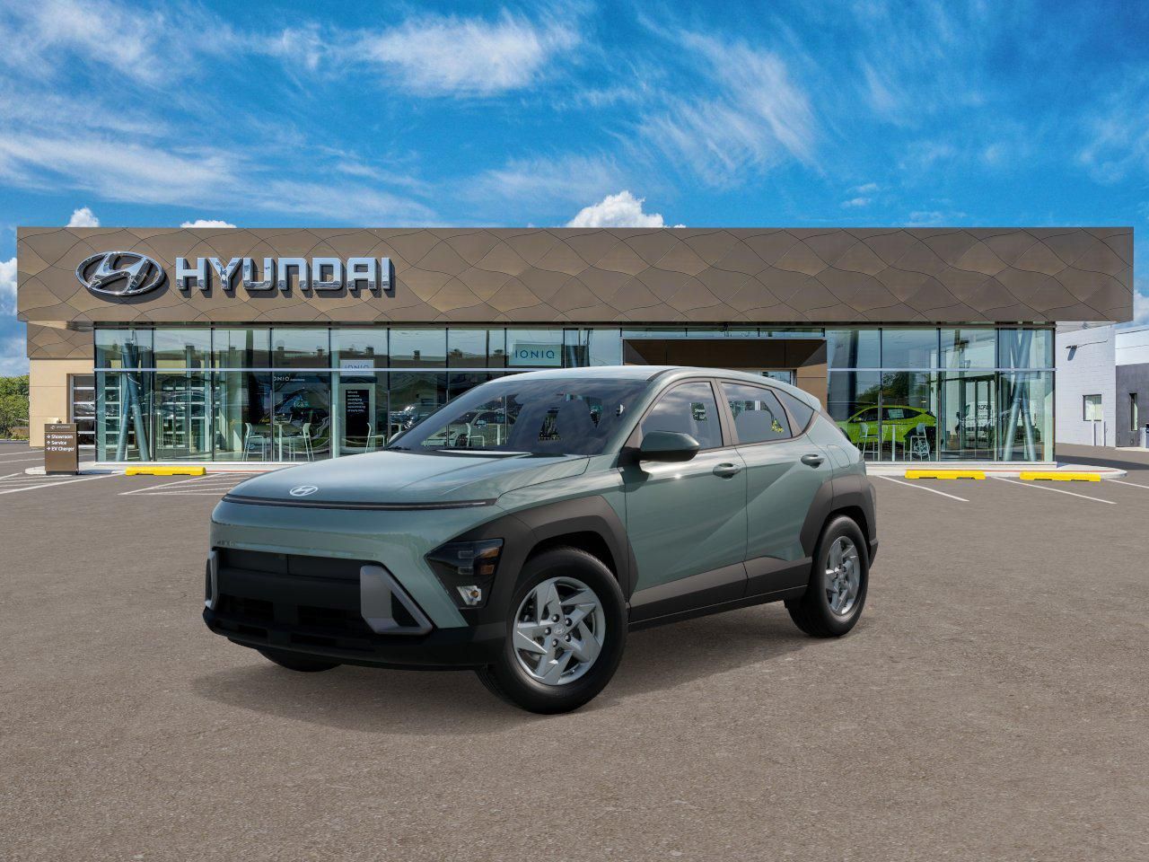 Photo view of 2026 Hyundai Kona in Green