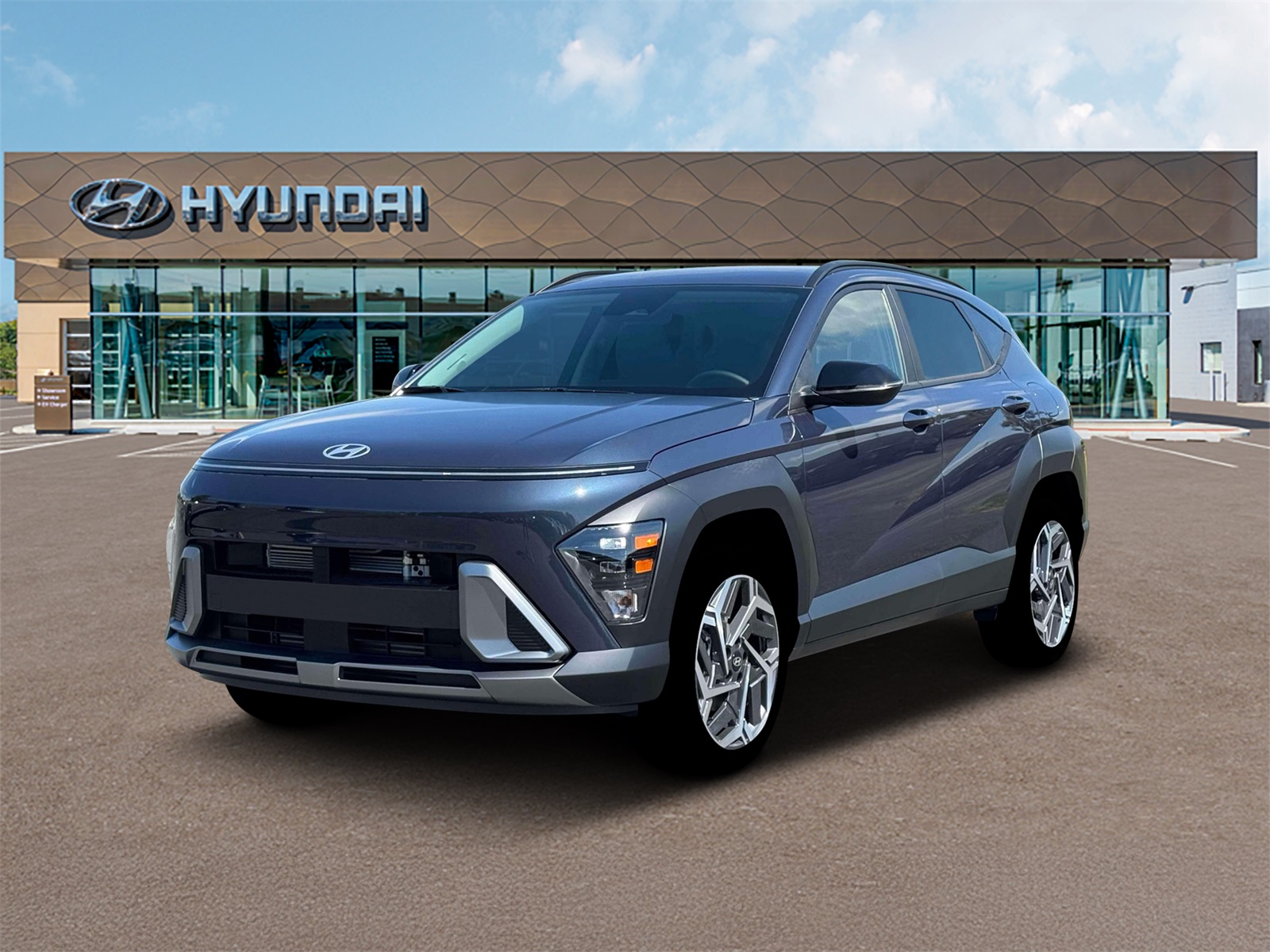 Photo view of 2026 Hyundai Kona in Blue