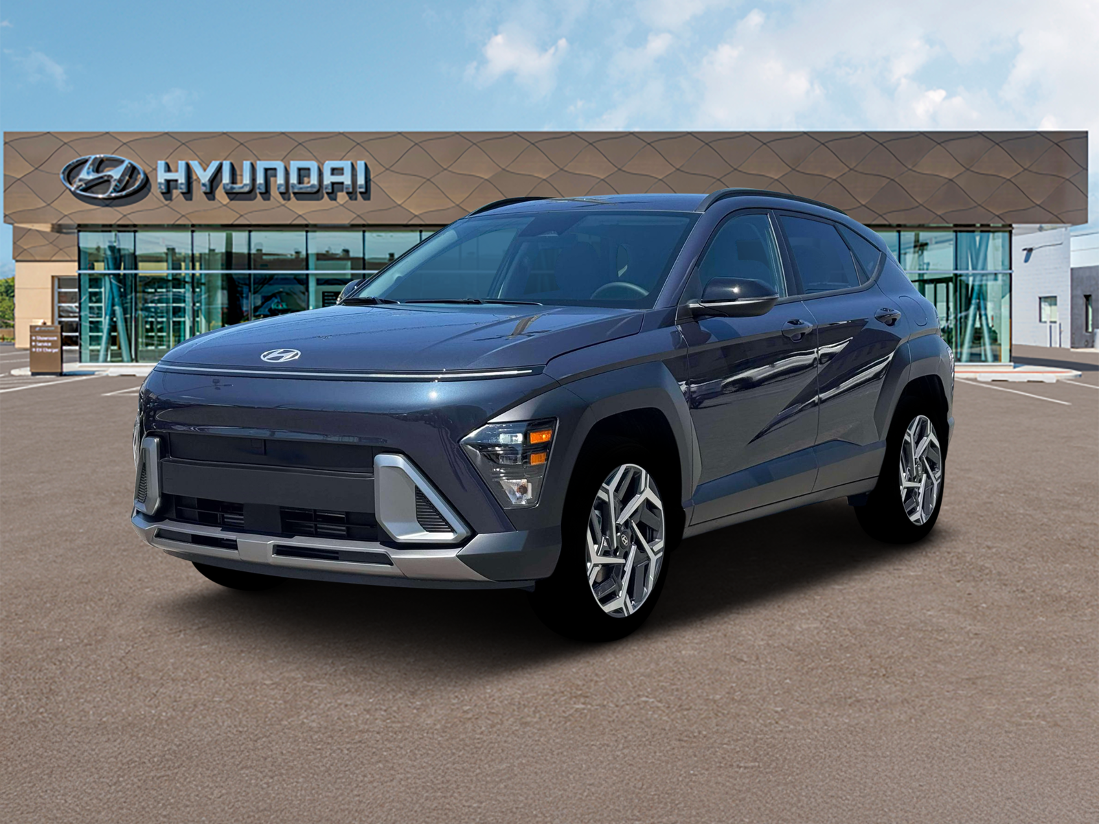 Photo view of 2026 Hyundai Kona in Blue