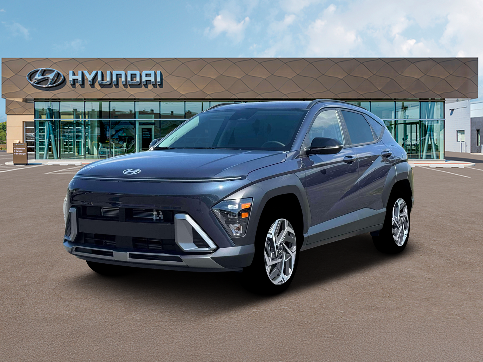 Photo view of 2026 Hyundai Kona in Blue
