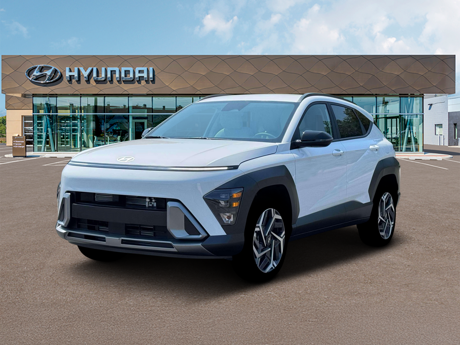Photo view of 2026 Hyundai Kona in White
