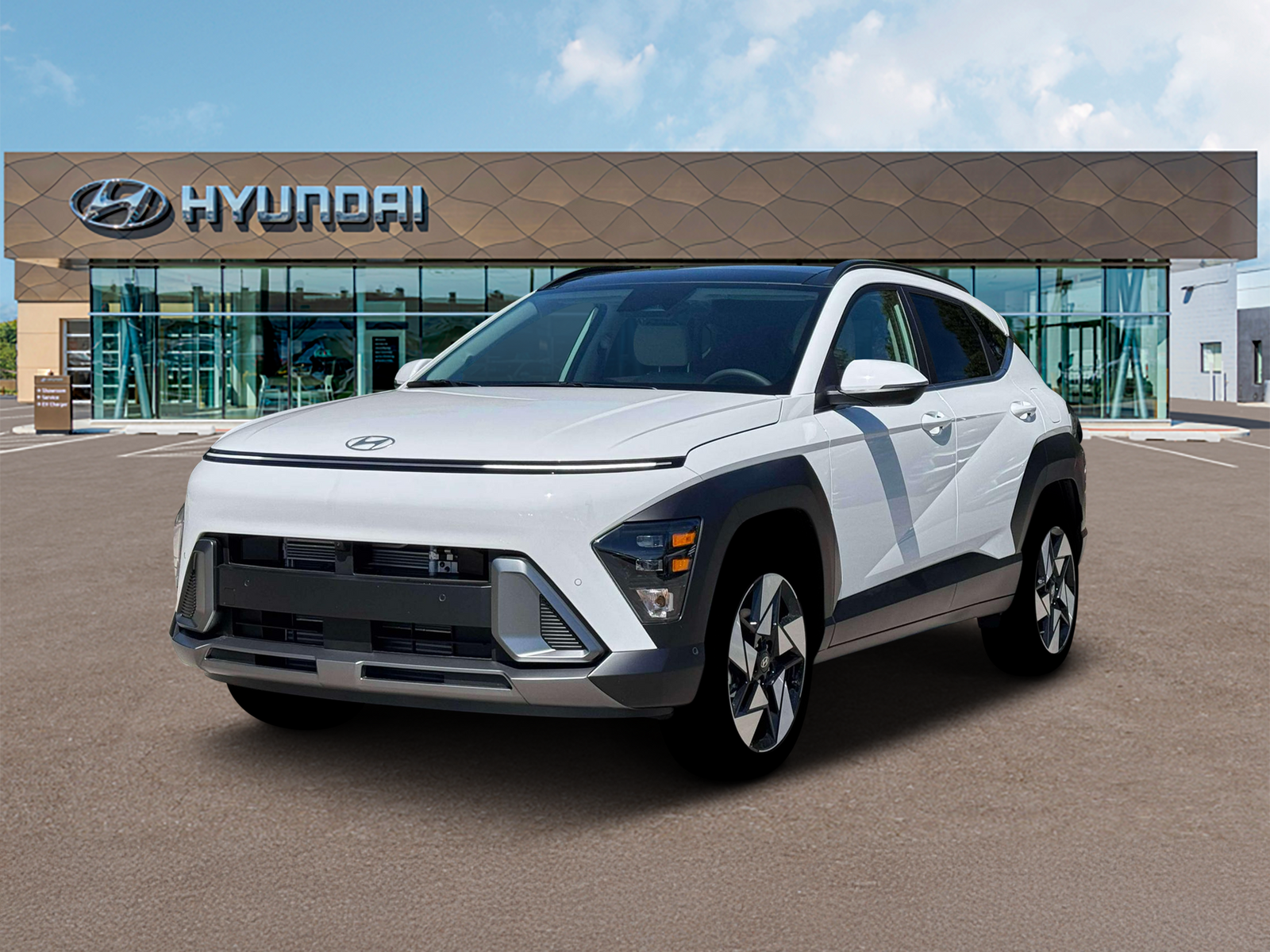 Photo view of 2026 Hyundai Kona in White