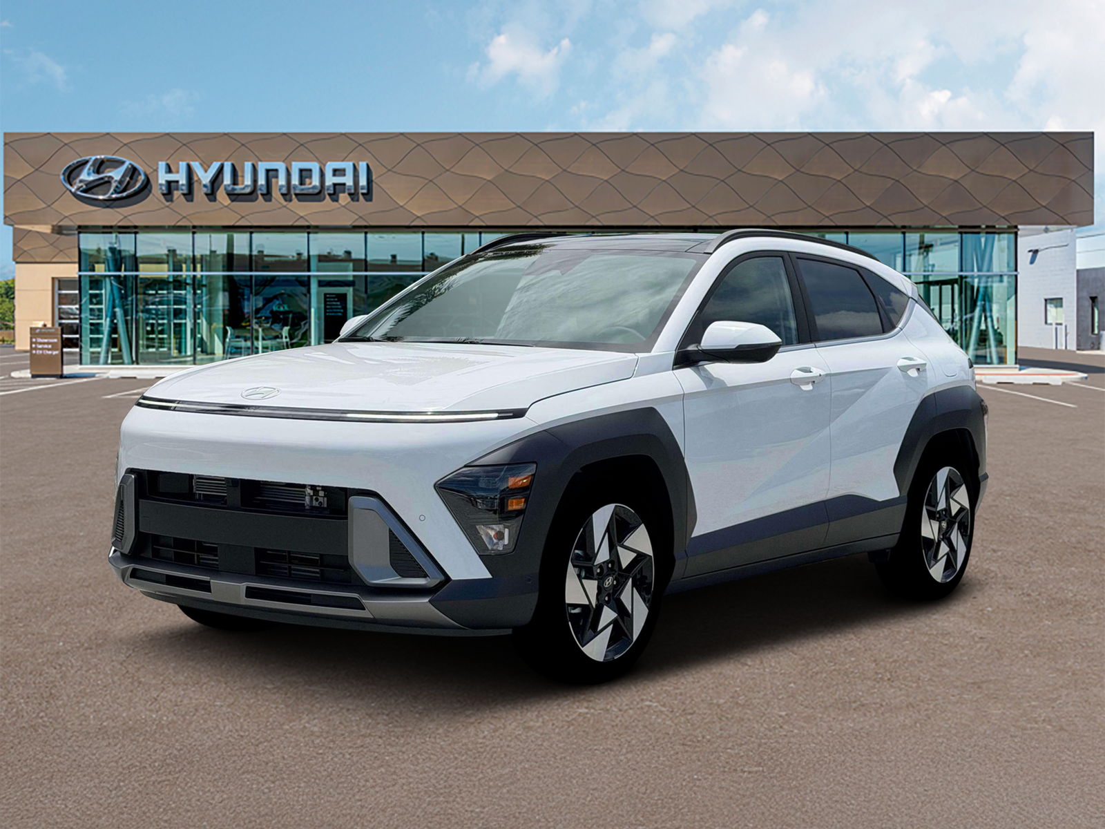 Photo view of 2026 Hyundai Kona in White