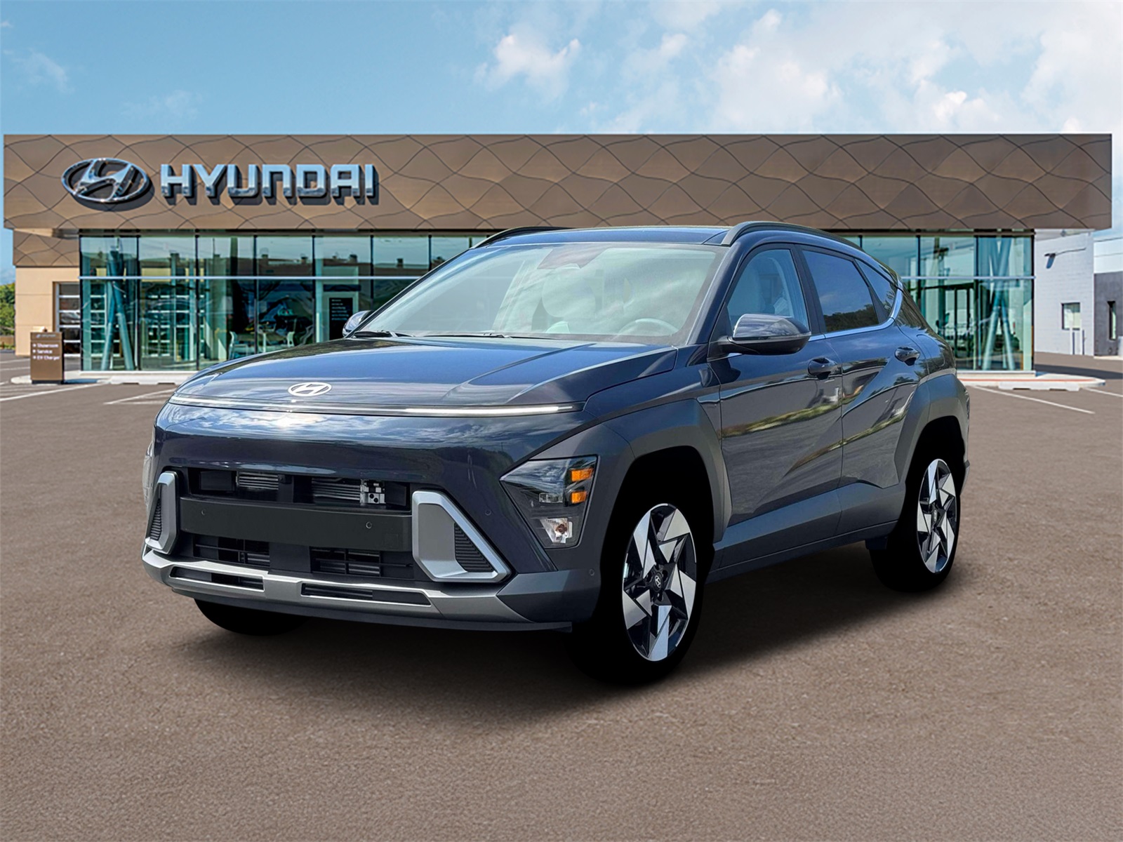 Photo view of 2026 Hyundai Kona in Blue