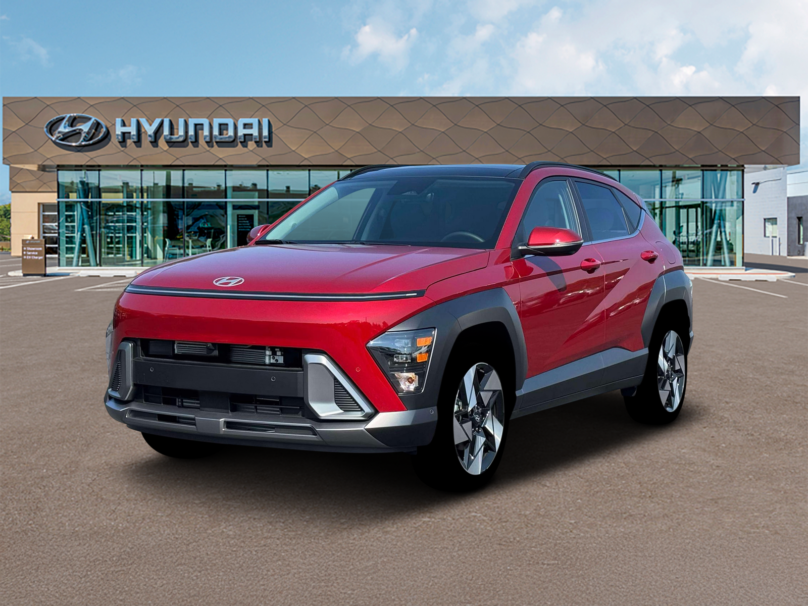 Photo view of 2026 Hyundai Kona in Red