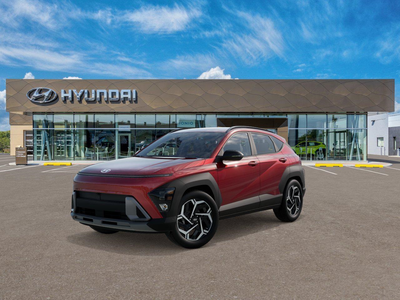 Photo view of 2026 Hyundai Kona in Red