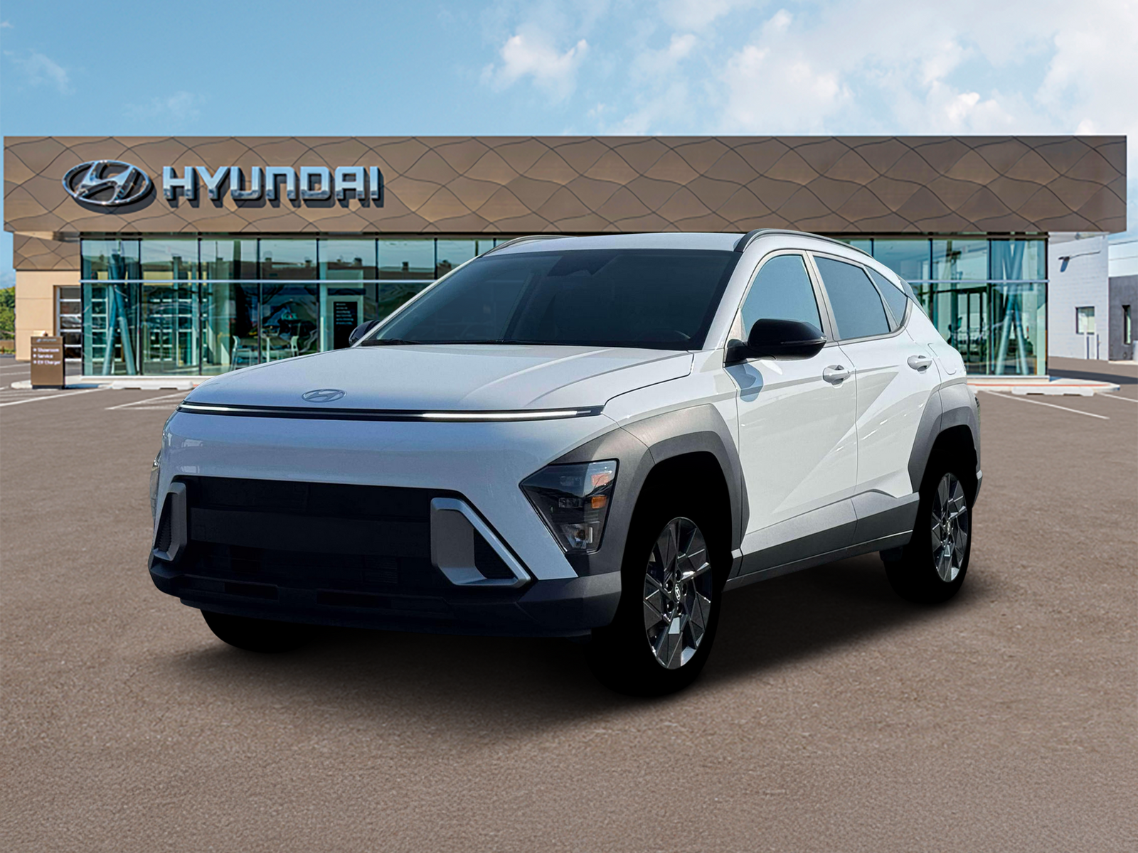 Photo view of 2026 Hyundai Kona in White