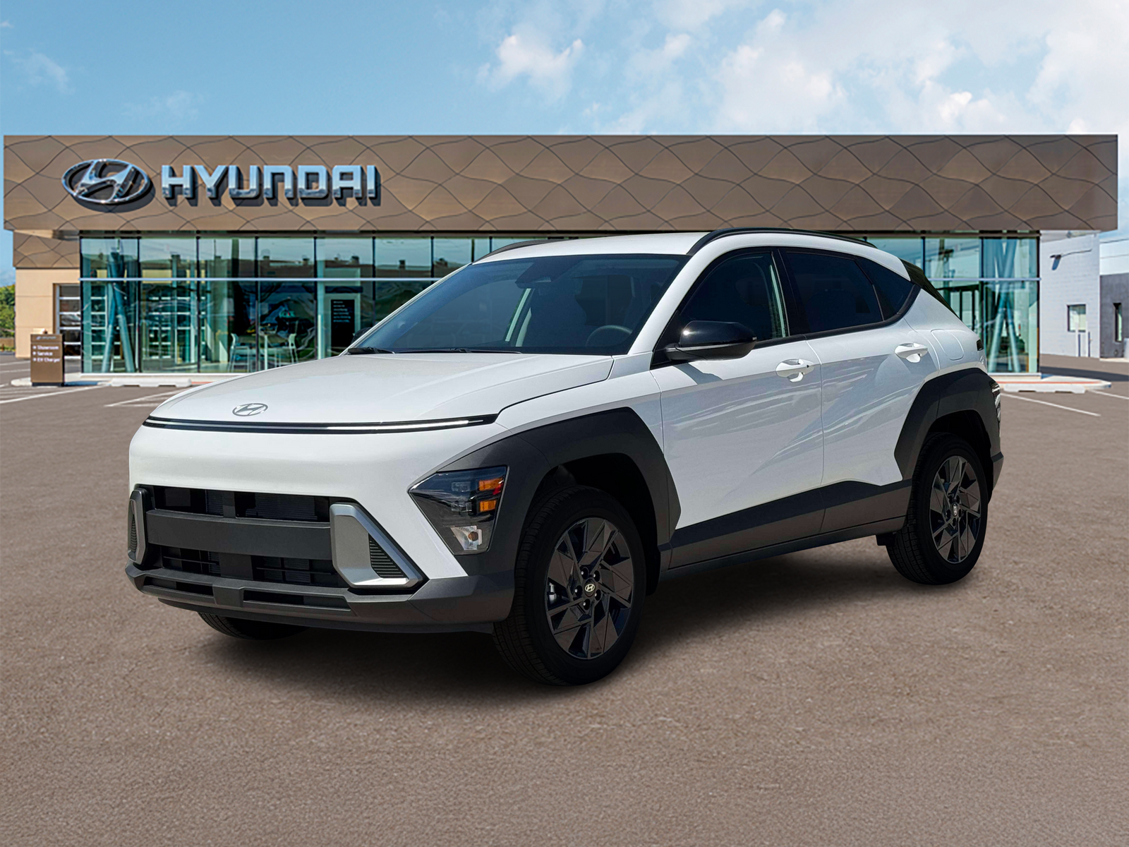 Photo view of 2027 Hyundai Kona in White