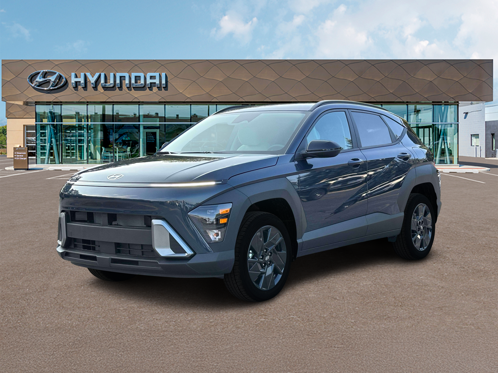 Photo view of 2027 Hyundai Kona in Blue