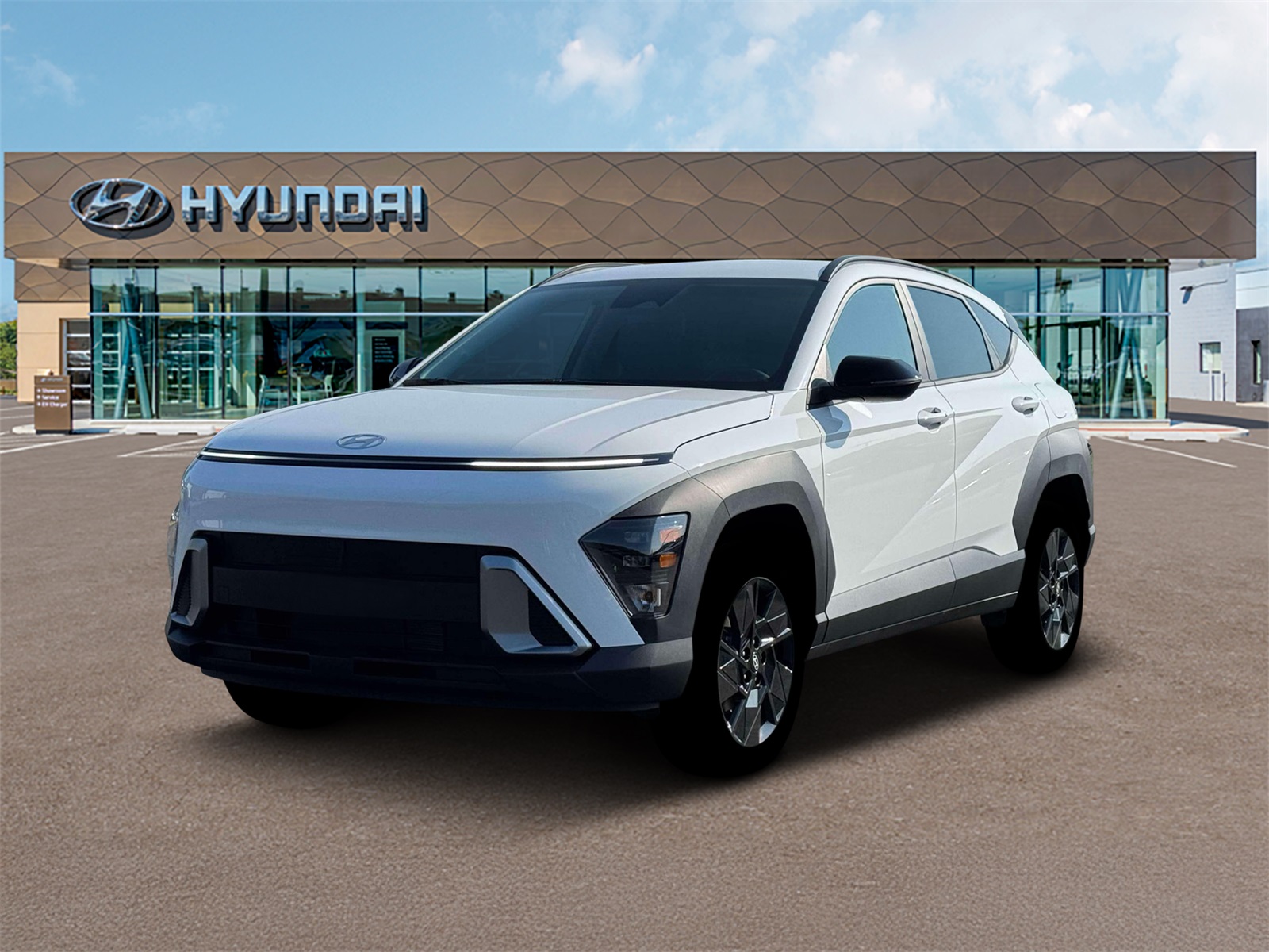 Photo view of 2026 Hyundai Kona in White