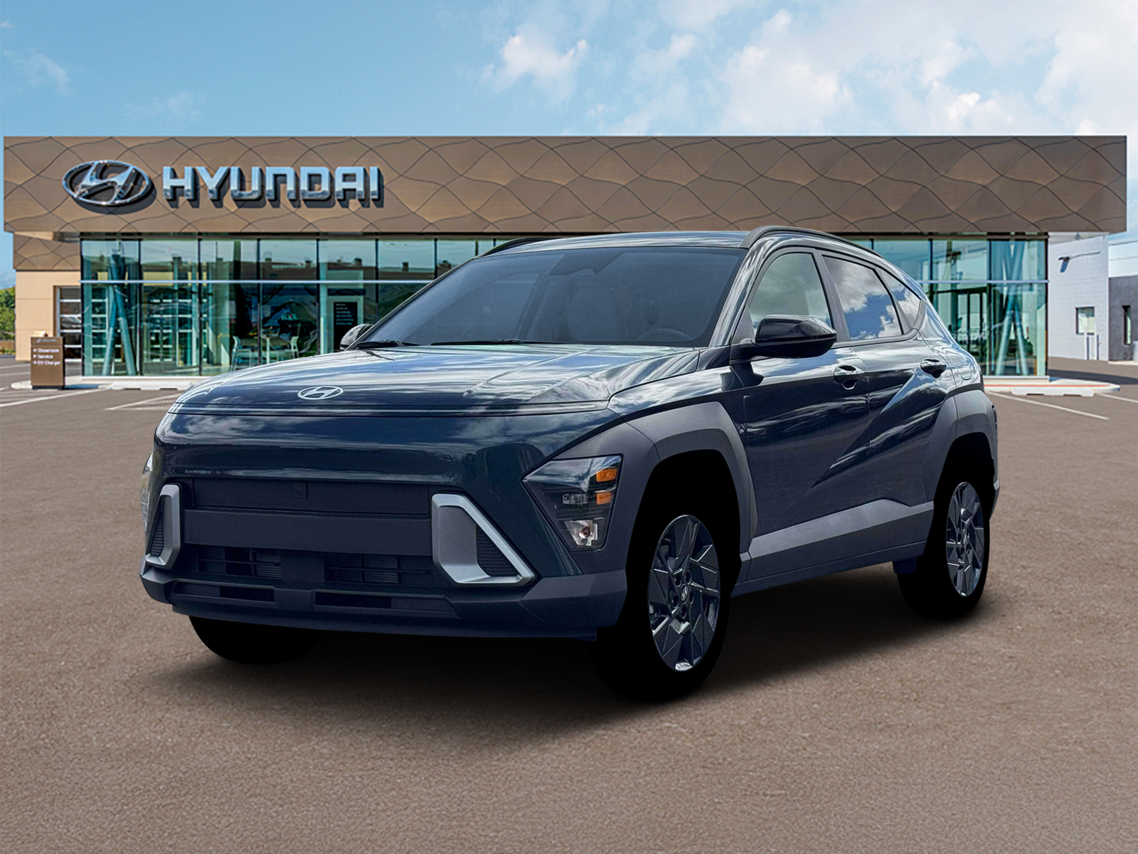 Photo view of 2026 Hyundai Kona in Blue