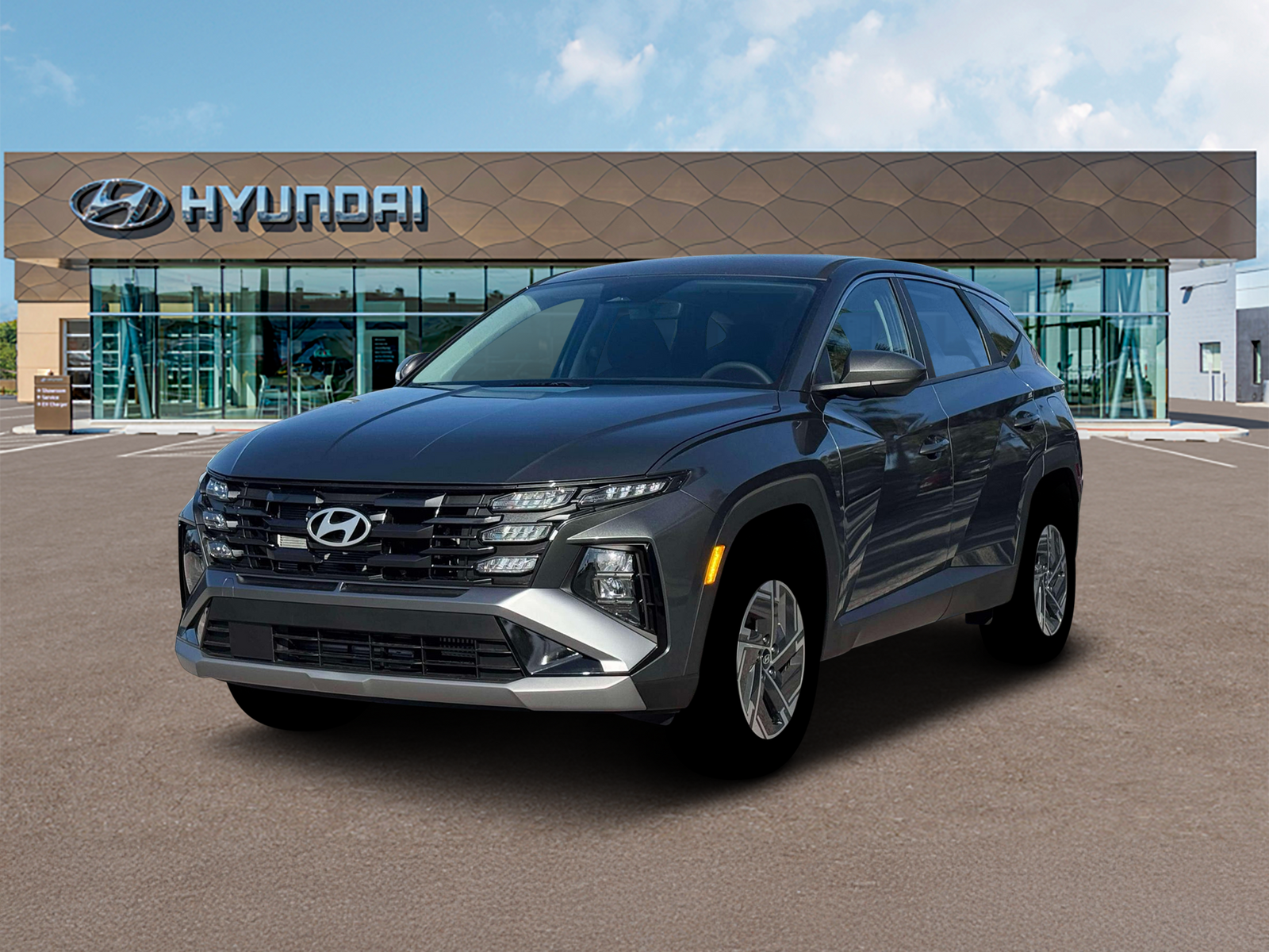 Photo view of 2026 Hyundai Tucson Hybrid in Gray