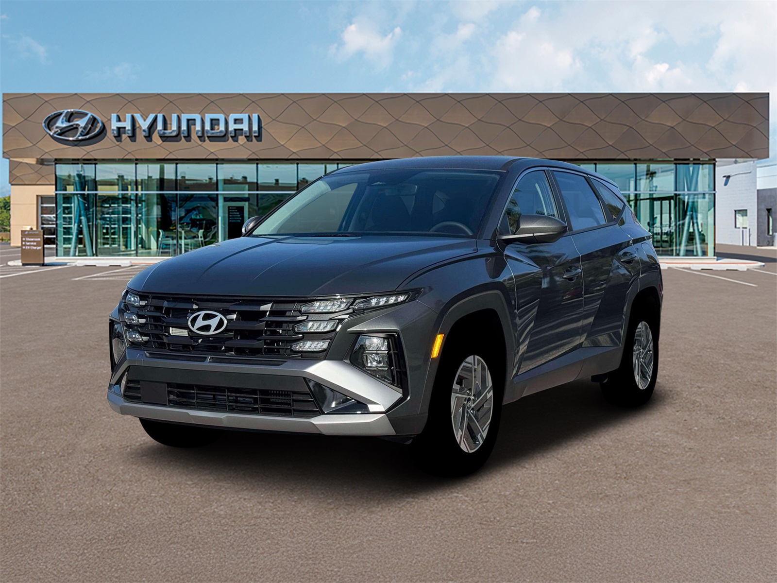 Photo view of 2026 Hyundai Tucson Hybrid in Gray