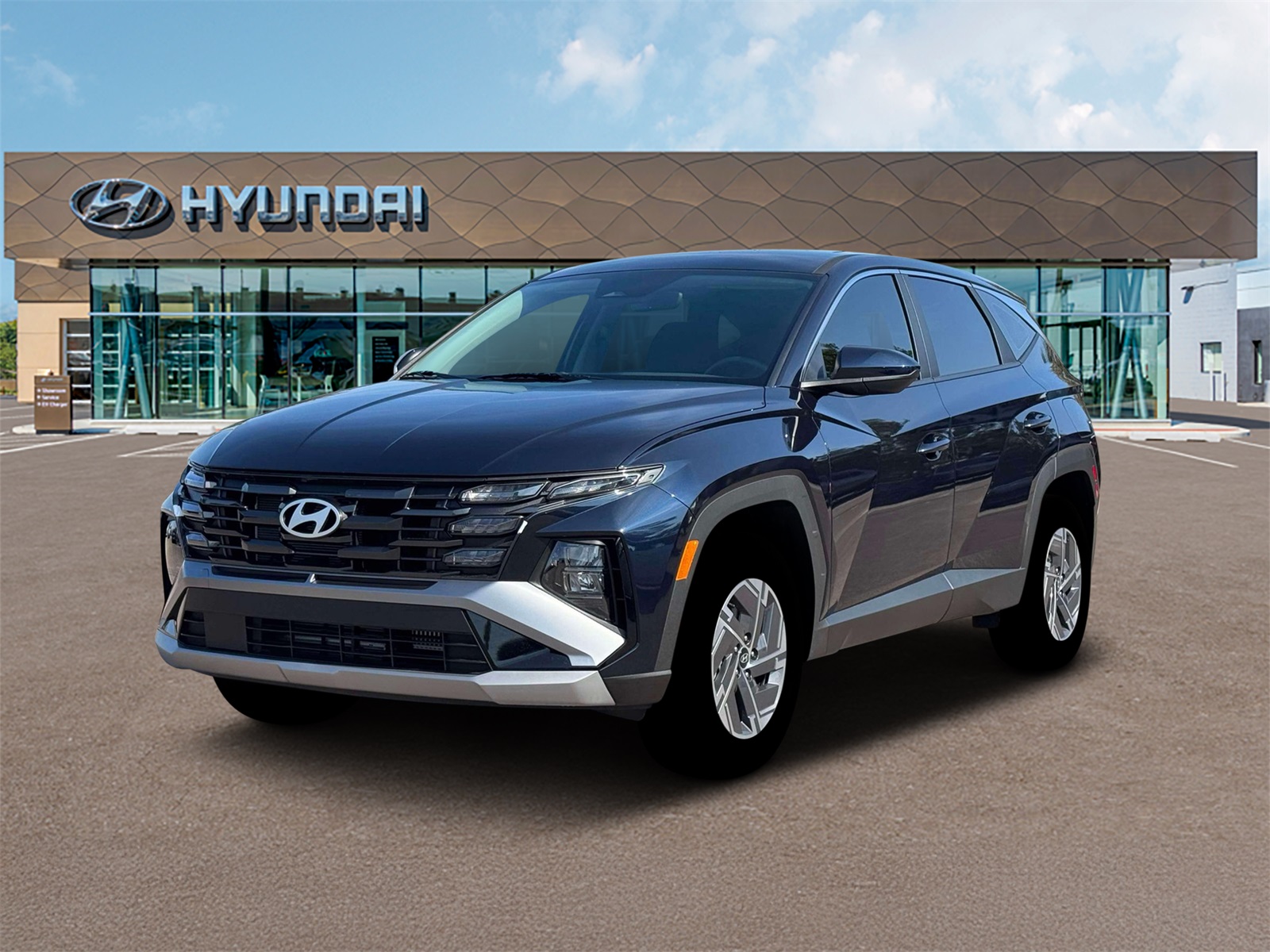 Photo view of 2026 Hyundai Tucson Hybrid in Blue