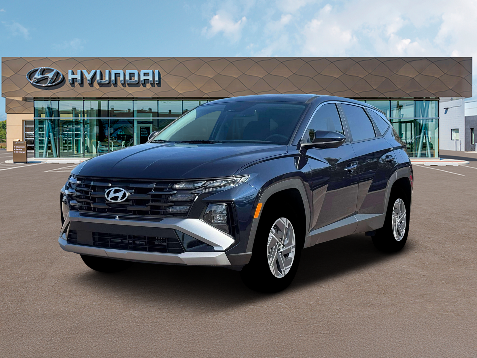 Photo view of 2026 Hyundai Tucson Hybrid in Blue