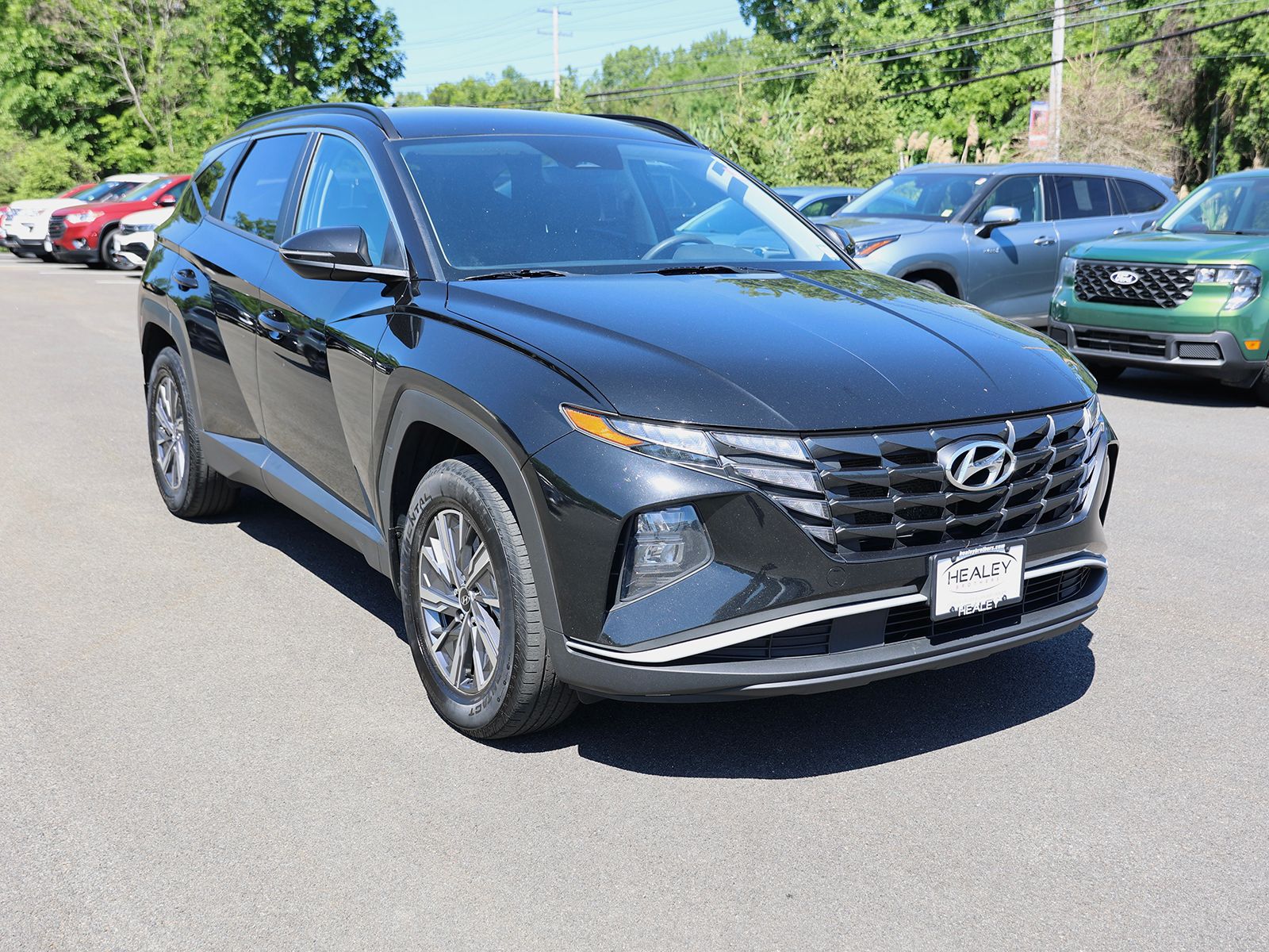 Photo view of 2022 Hyundai Tucson Hybrid in Black
