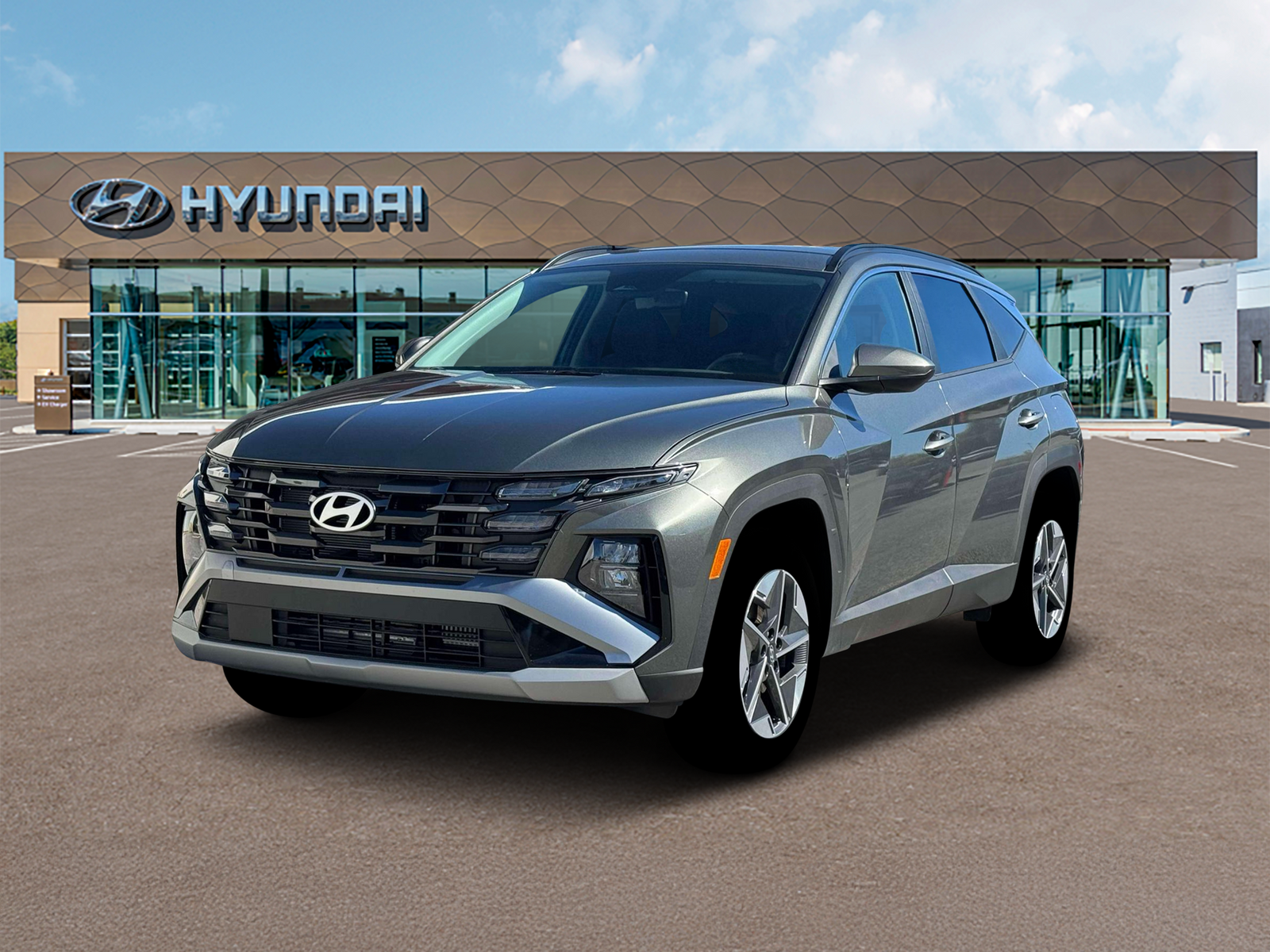 Photo view of 2026 Hyundai Tucson Hybrid in Gray