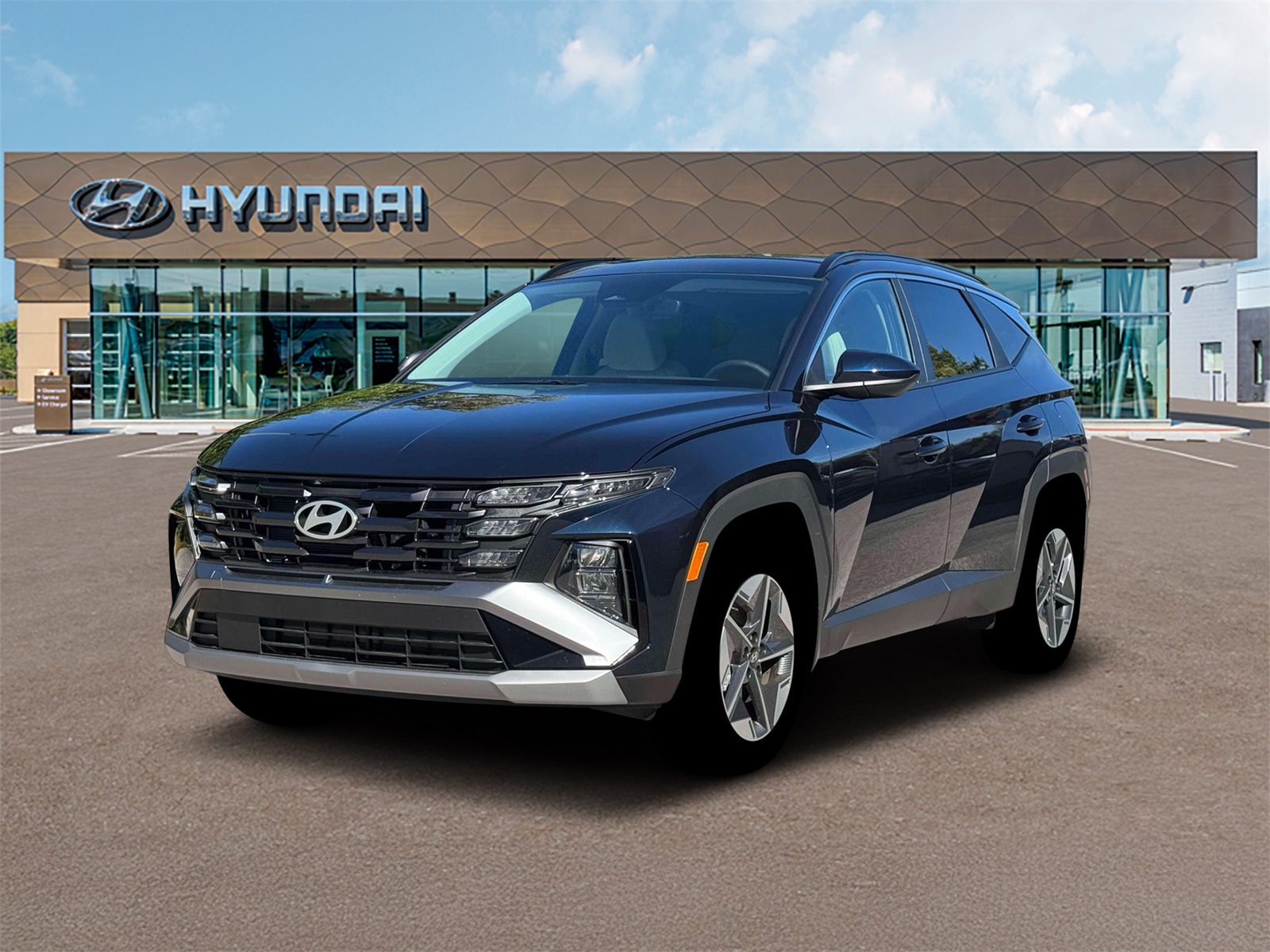Photo view of 2026 Hyundai Tucson Hybrid in Blue