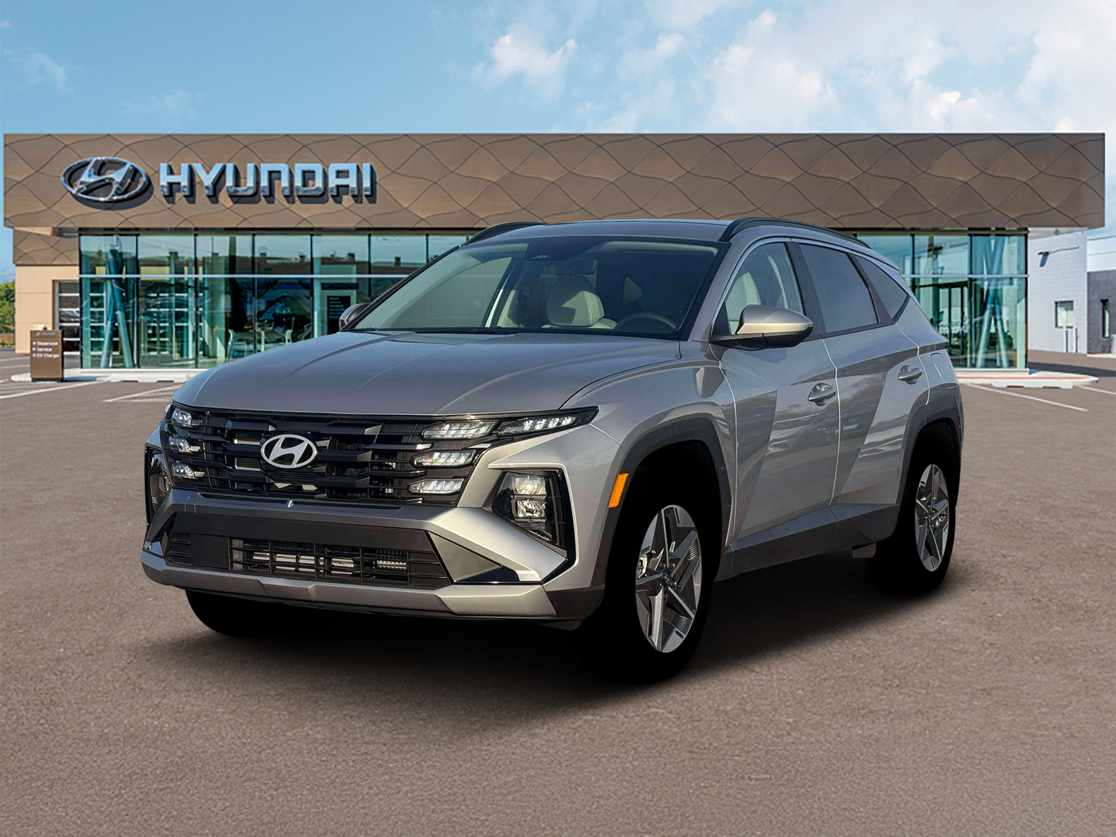 Photo view of 2026 Hyundai Tucson Hybrid in Silver
