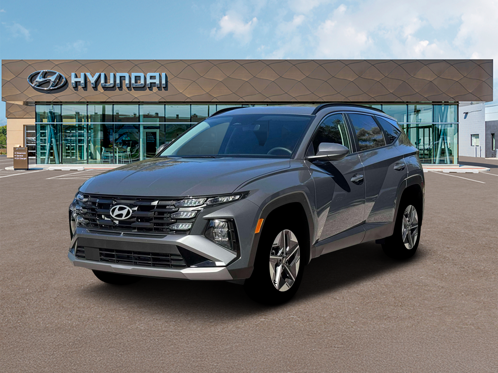Photo view of 2026 Hyundai Tucson Hybrid in Gray