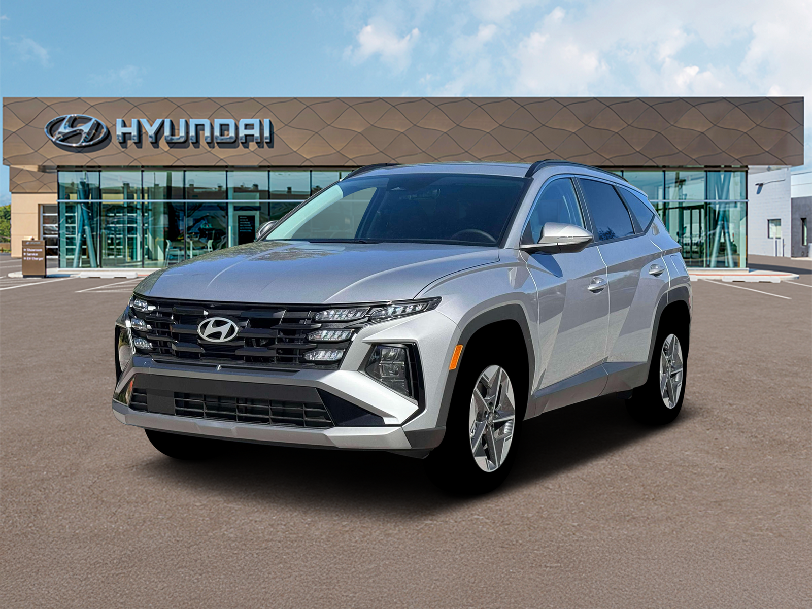 Photo view of 2026 Hyundai Tucson Hybrid in Silver