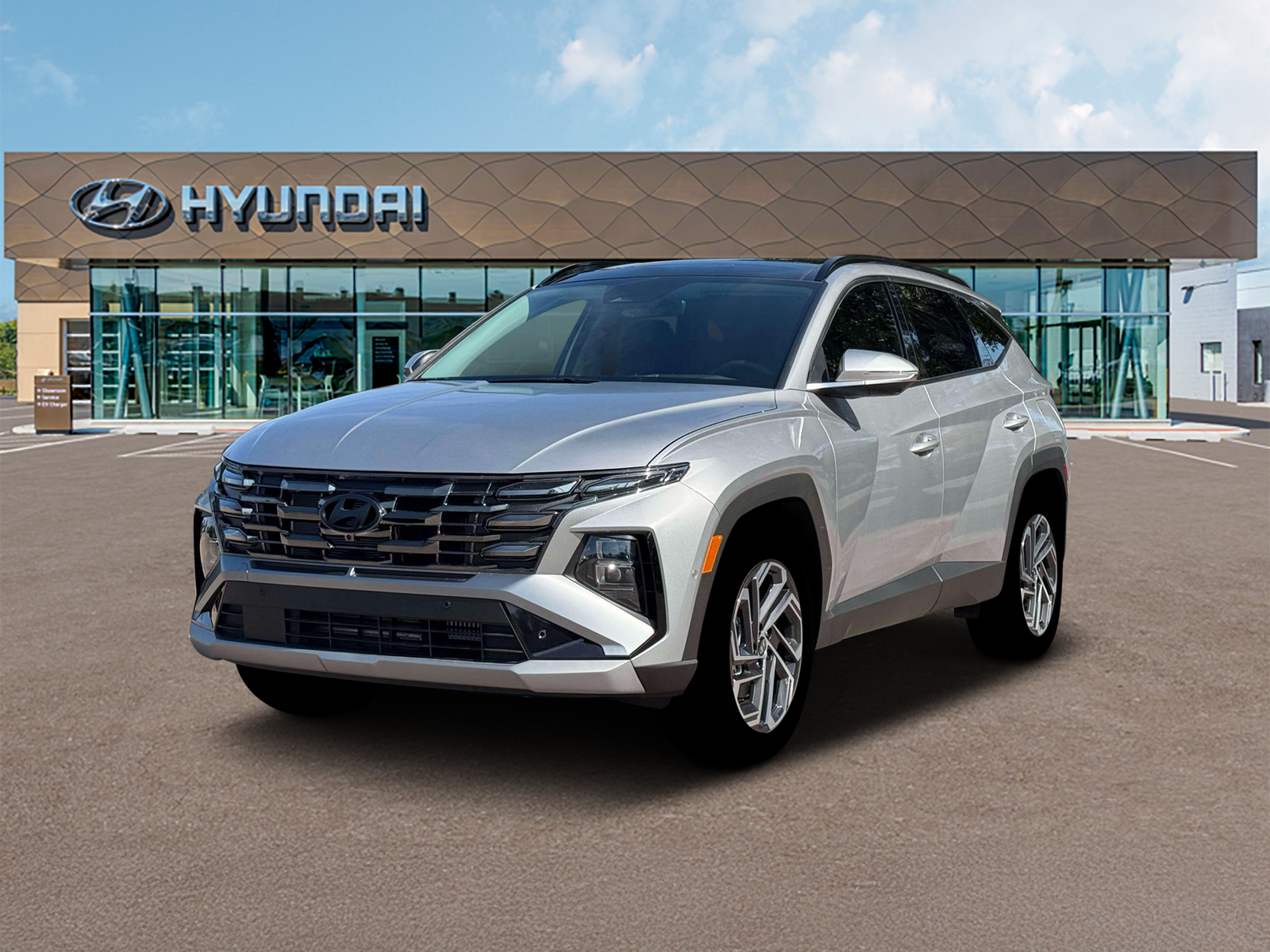 Photo view of 2026 Hyundai Tucson Hybrid in Silver
