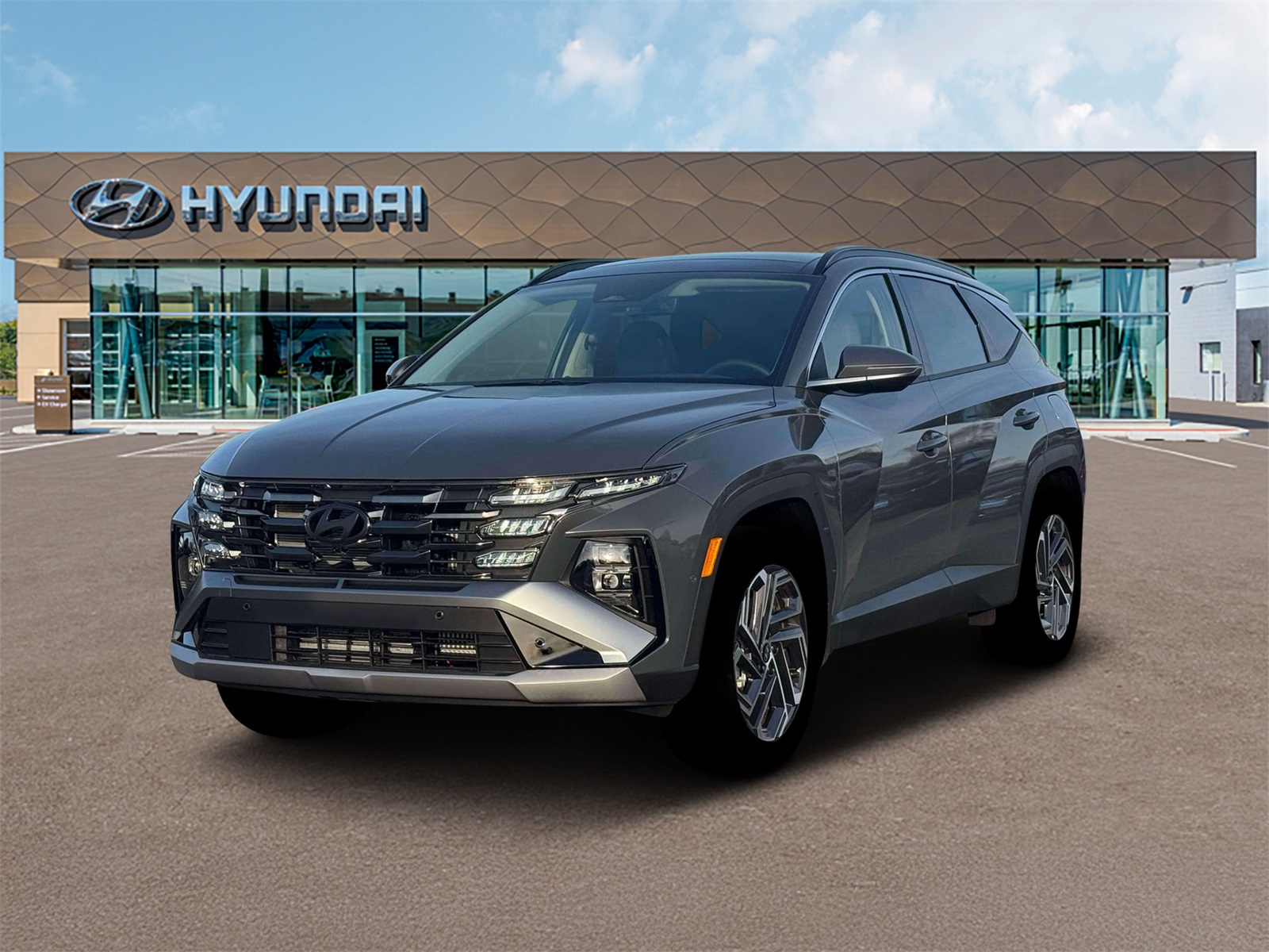 Photo view of 2026 Hyundai Tucson Hybrid in Gray