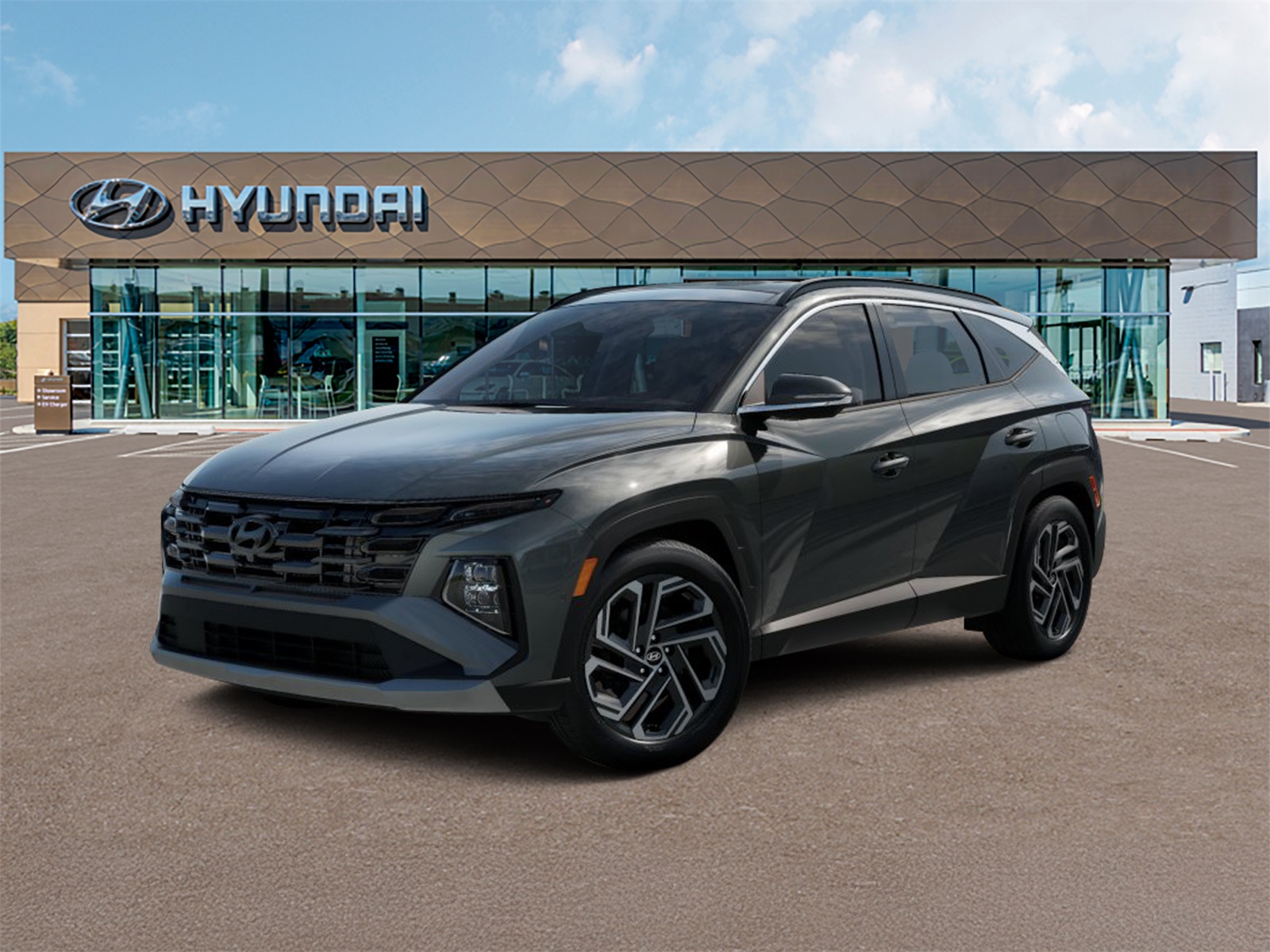 Photo view of 2026 Hyundai Tucson Hybrid in Gray
