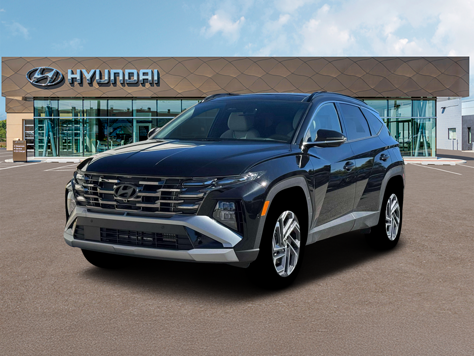 Photo view of 2026 Hyundai Tucson Hybrid in Black