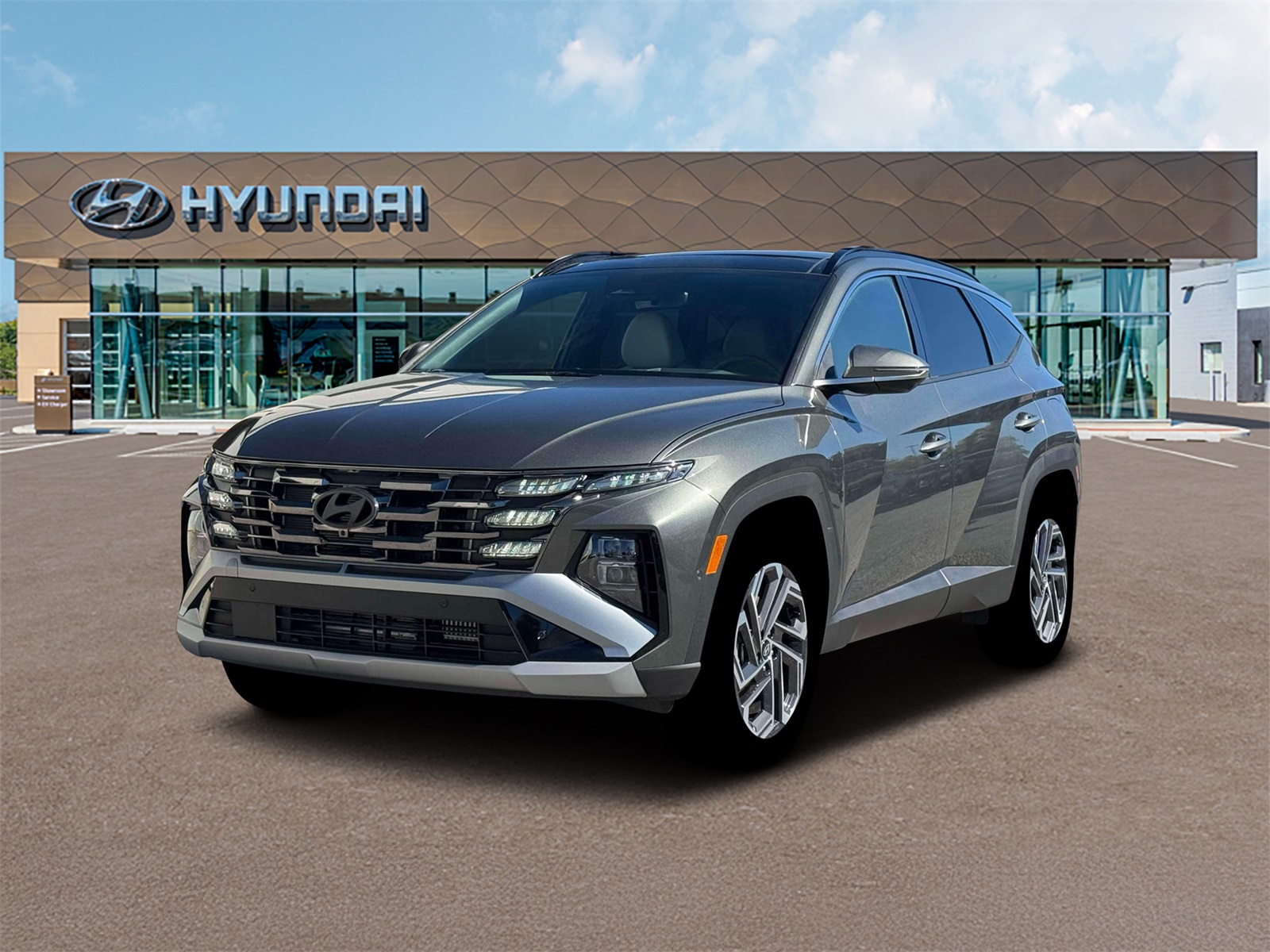 Photo view of 2026 Hyundai Tucson Hybrid in Gray