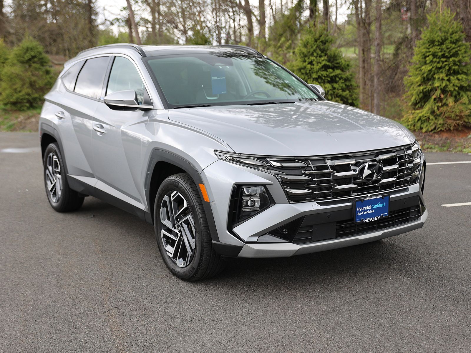 Photo view of 2025 Hyundai Tucson Hybrid in Silver